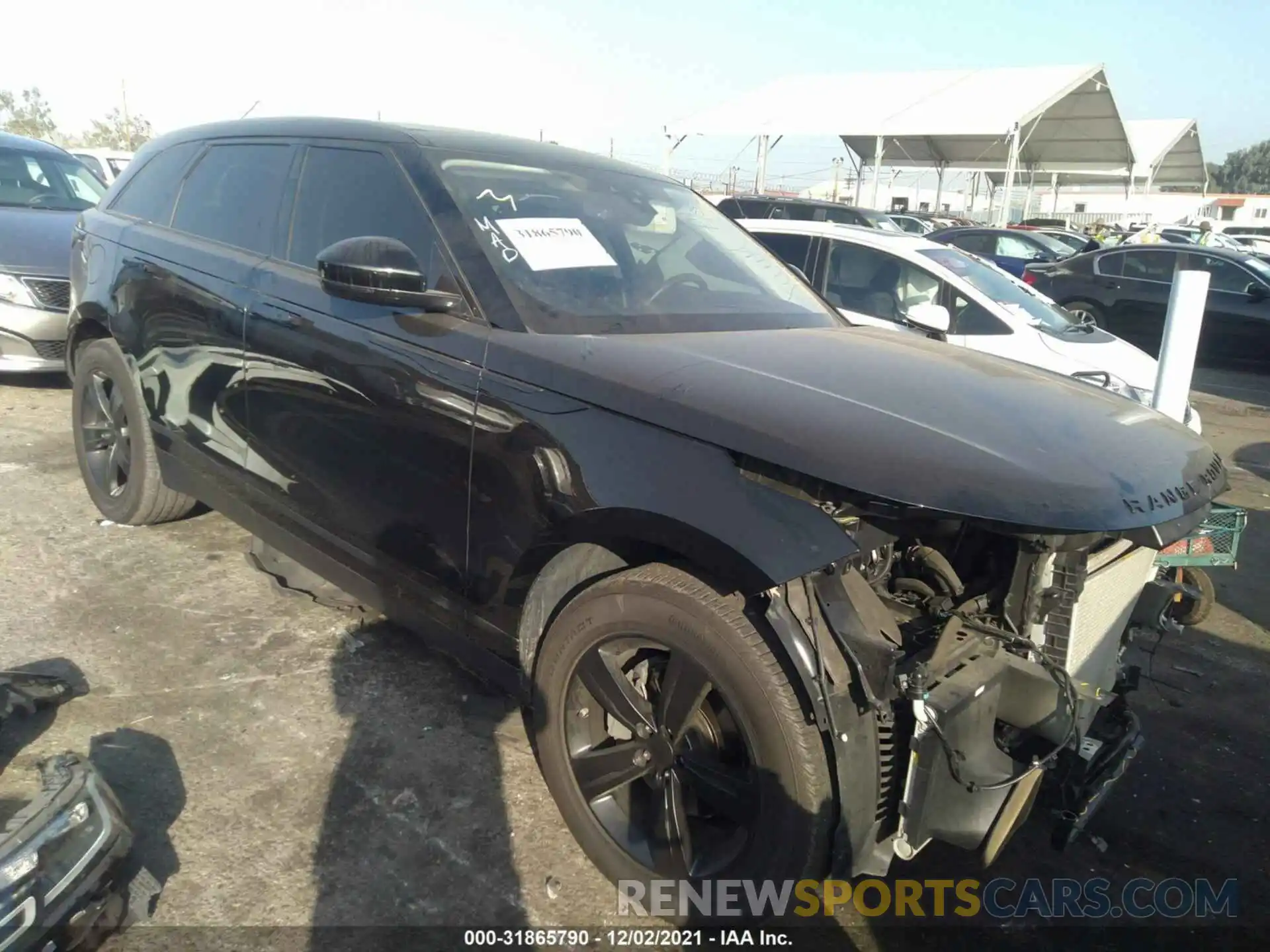 1 Photograph of a damaged car SALYB2EX6LA252843 LAND ROVER RANGE ROVER VELAR 2020