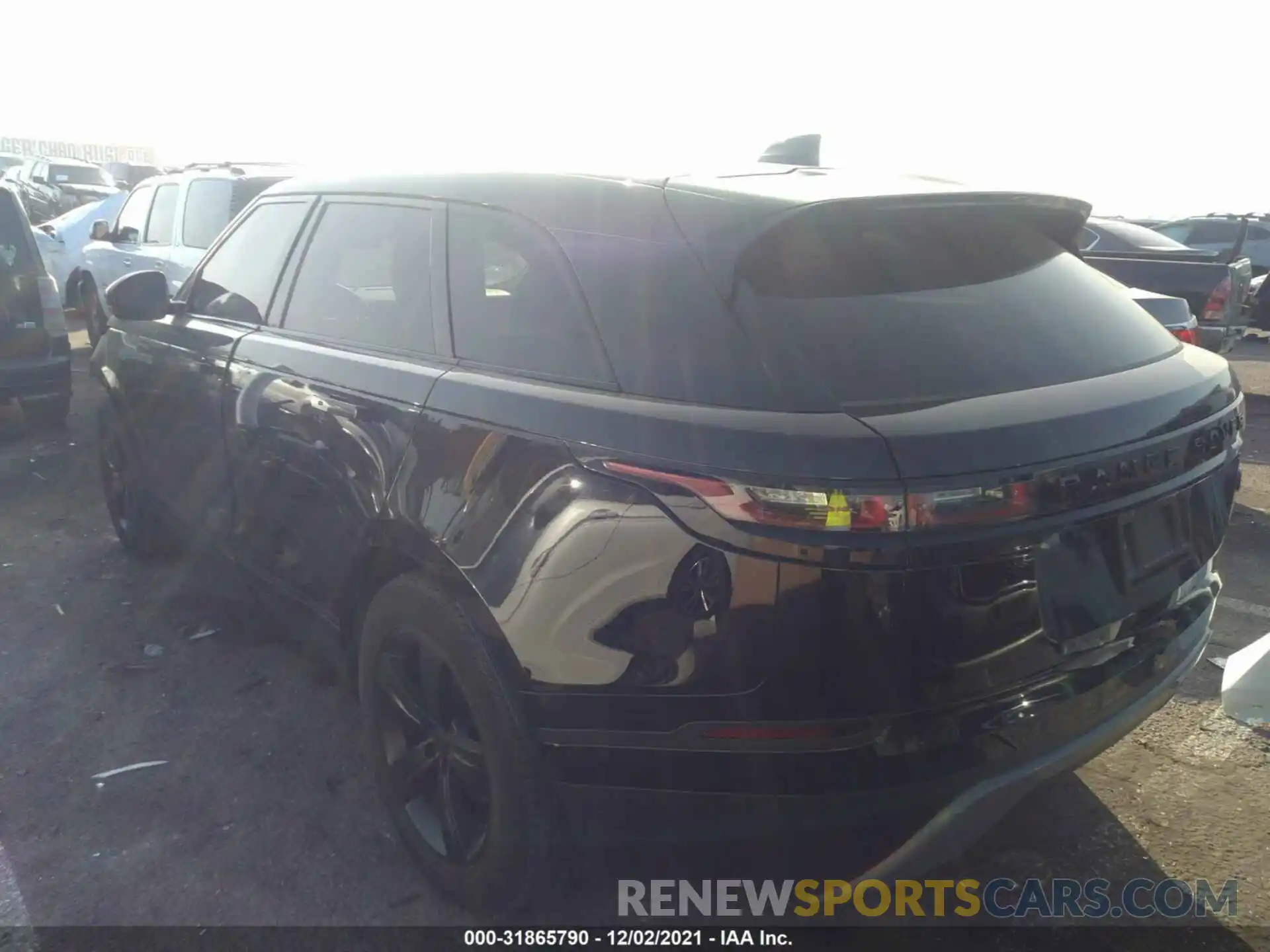 3 Photograph of a damaged car SALYB2EX6LA252843 LAND ROVER RANGE ROVER VELAR 2020