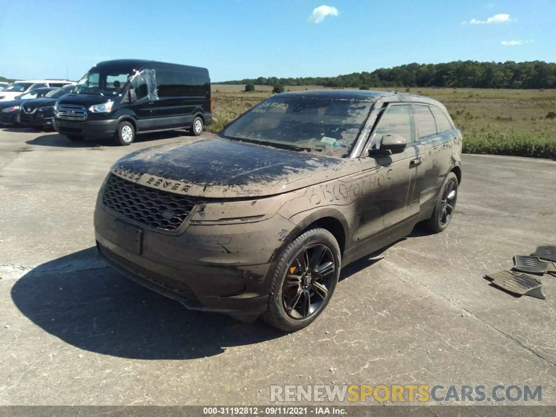 2 Photograph of a damaged car SALYB2EX6LA296101 LAND ROVER RANGE ROVER VELAR 2020