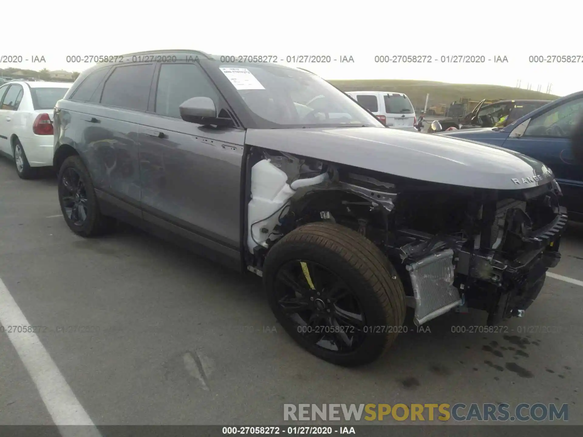 1 Photograph of a damaged car SALYB2EX7LA246565 LAND ROVER RANGE ROVER VELAR 2020