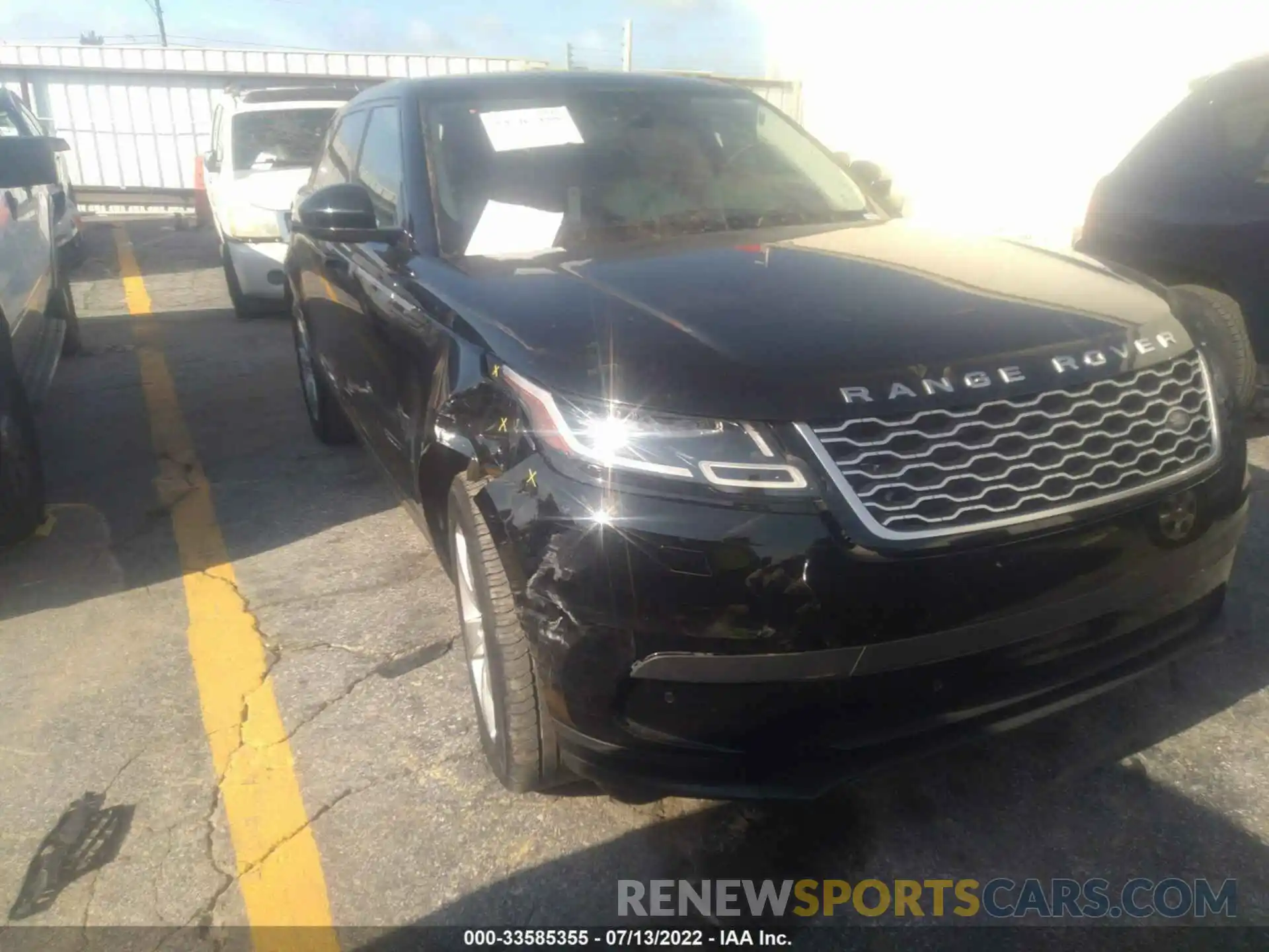 1 Photograph of a damaged car SALYB2EX7LA249644 LAND ROVER RANGE ROVER VELAR 2020