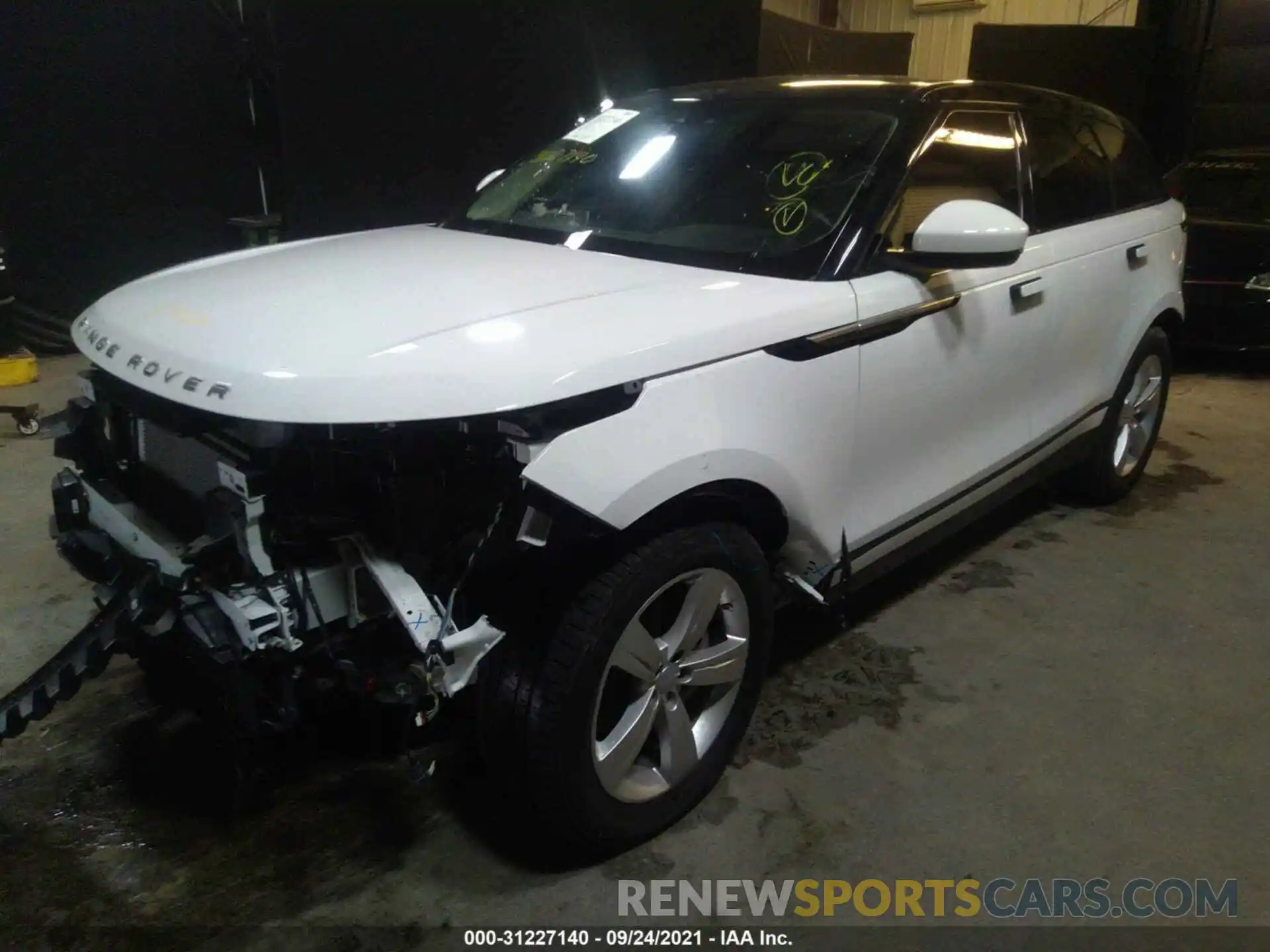 2 Photograph of a damaged car SALYB2EX7LA249725 LAND ROVER RANGE ROVER VELAR 2020