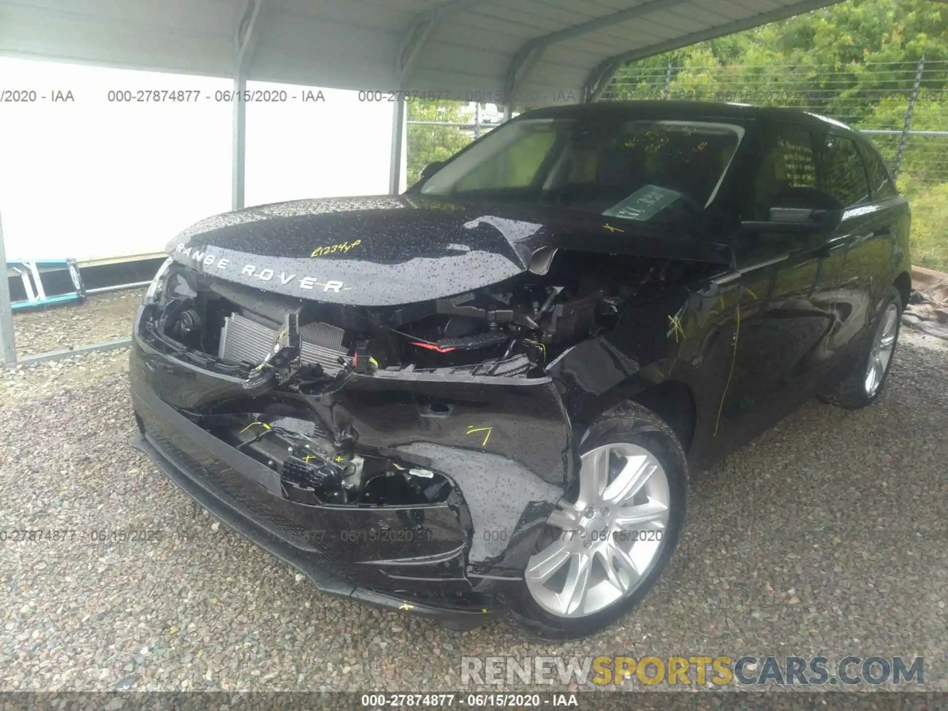 6 Photograph of a damaged car SALYB2EX8LA244324 LAND ROVER RANGE ROVER VELAR 2020