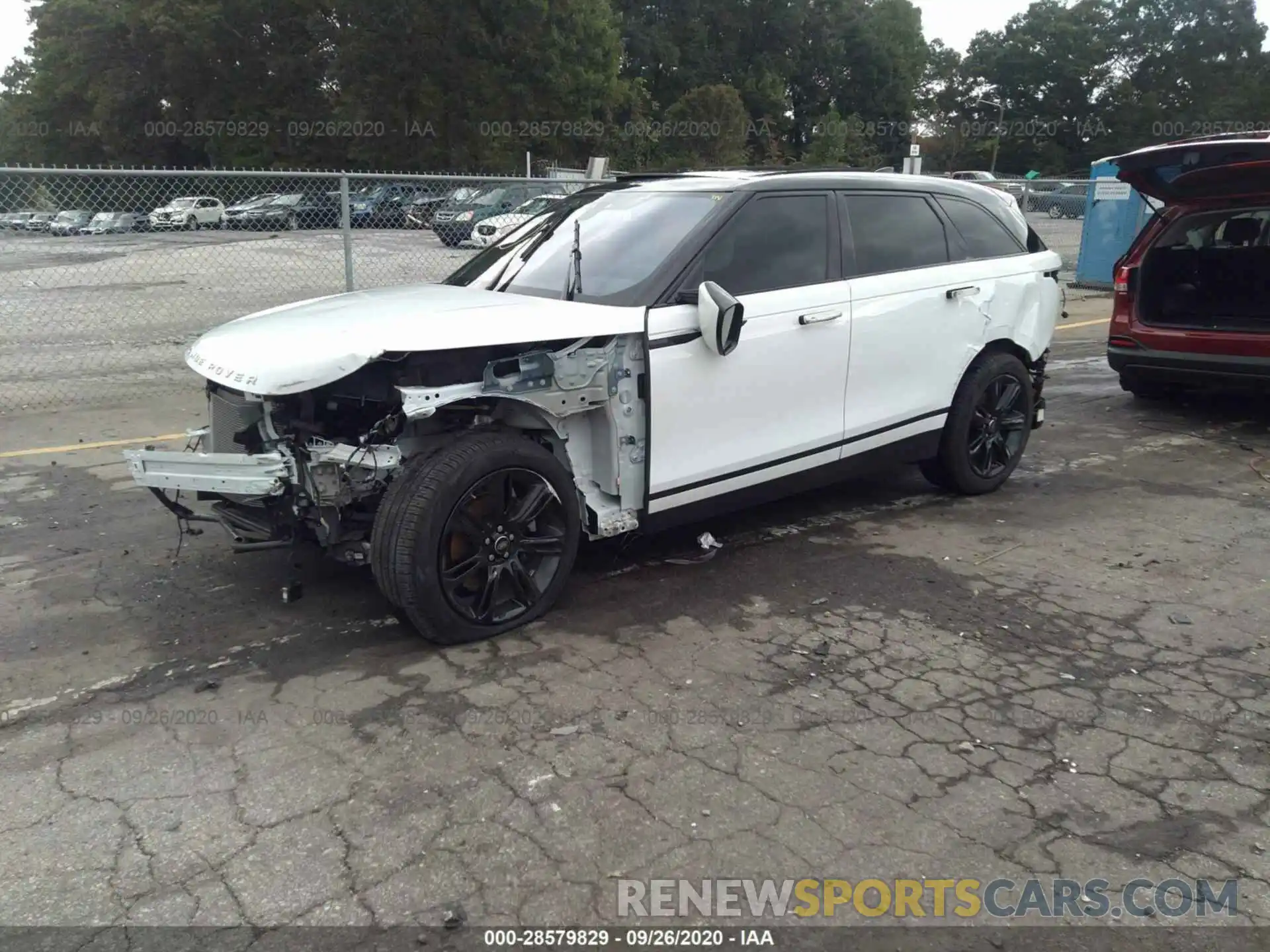 2 Photograph of a damaged car SALYB2EX8LA246204 LAND ROVER RANGE ROVER VELAR 2020