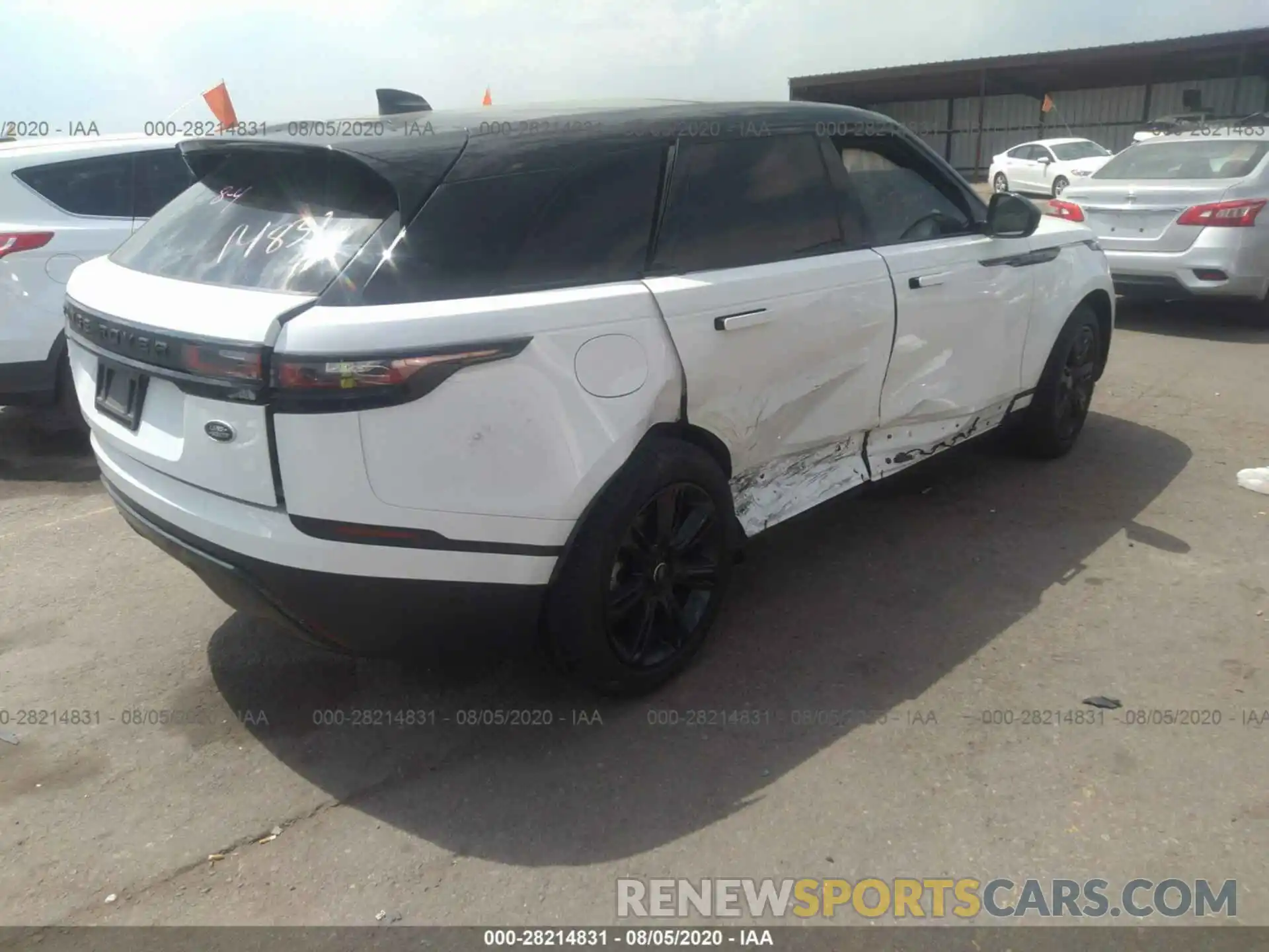 4 Фотография поврежденного автомобиля SALYB2EX8LA254660 LAND ROVER RANGE ROVER VELAR 2020