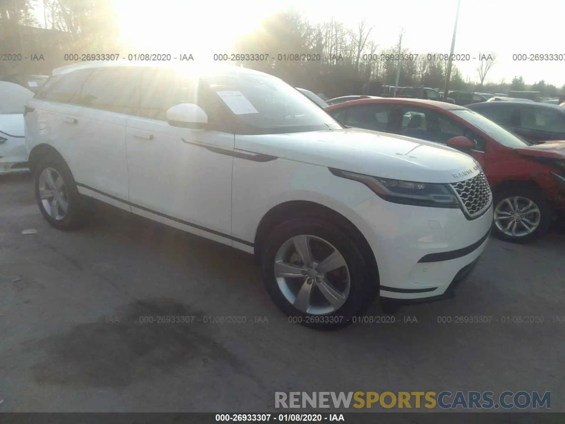 1 Photograph of a damaged car SALYB2EX8LA255016 LAND ROVER RANGE ROVER VELAR 2020