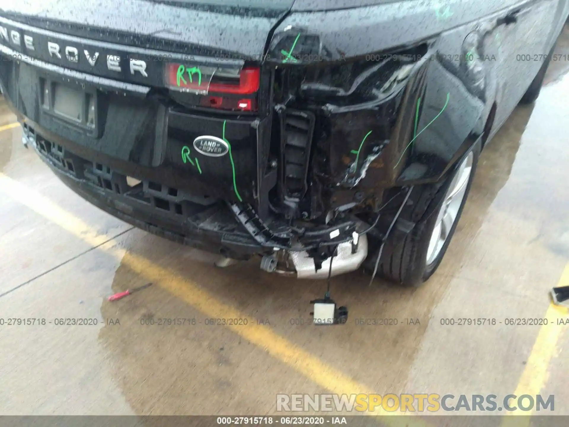 6 Photograph of a damaged car SALYB2EX8LA255789 LAND ROVER RANGE ROVER VELAR 2020