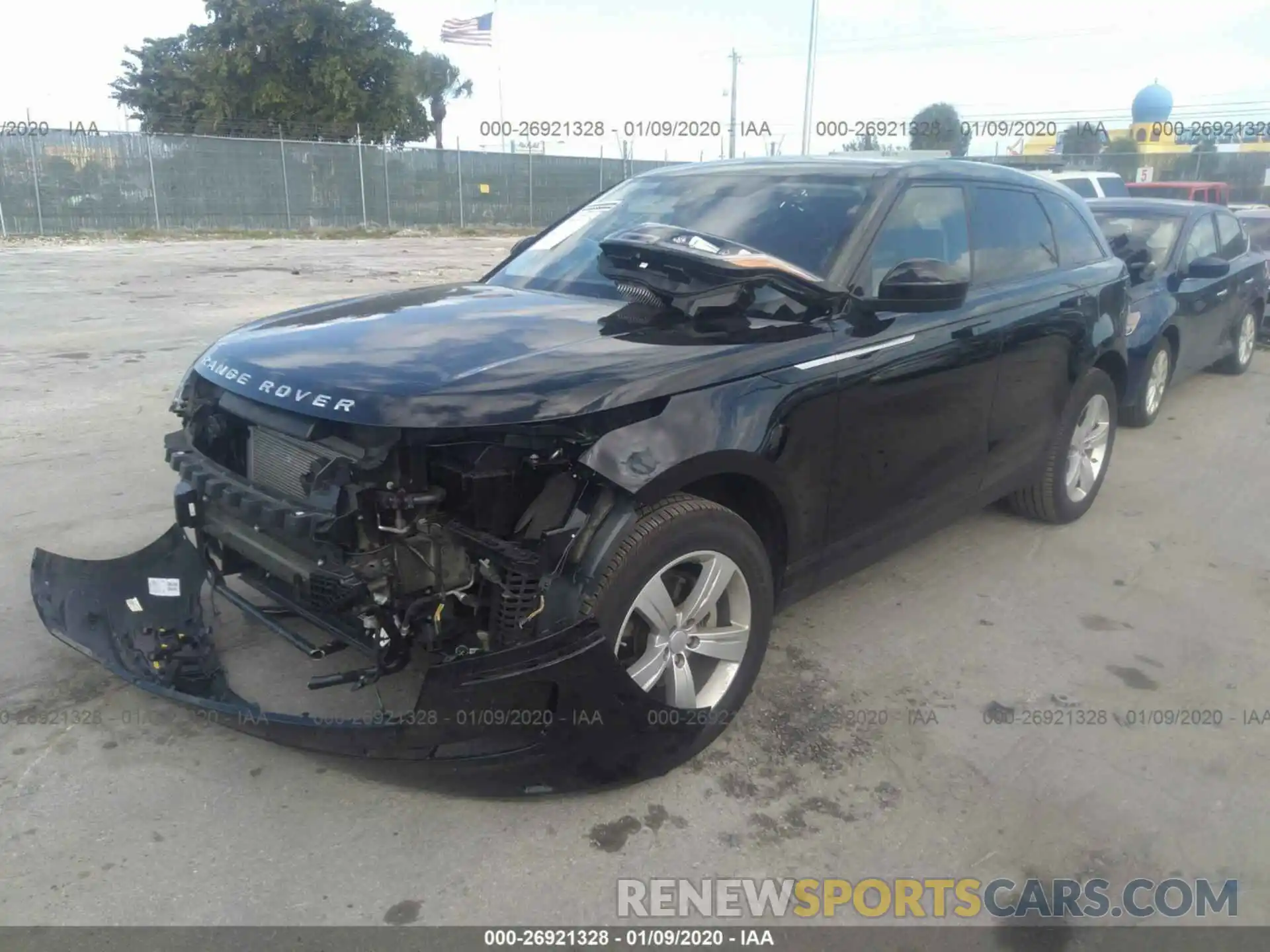 2 Photograph of a damaged car SALYB2EX9LA248558 LAND ROVER RANGE ROVER VELAR 2020