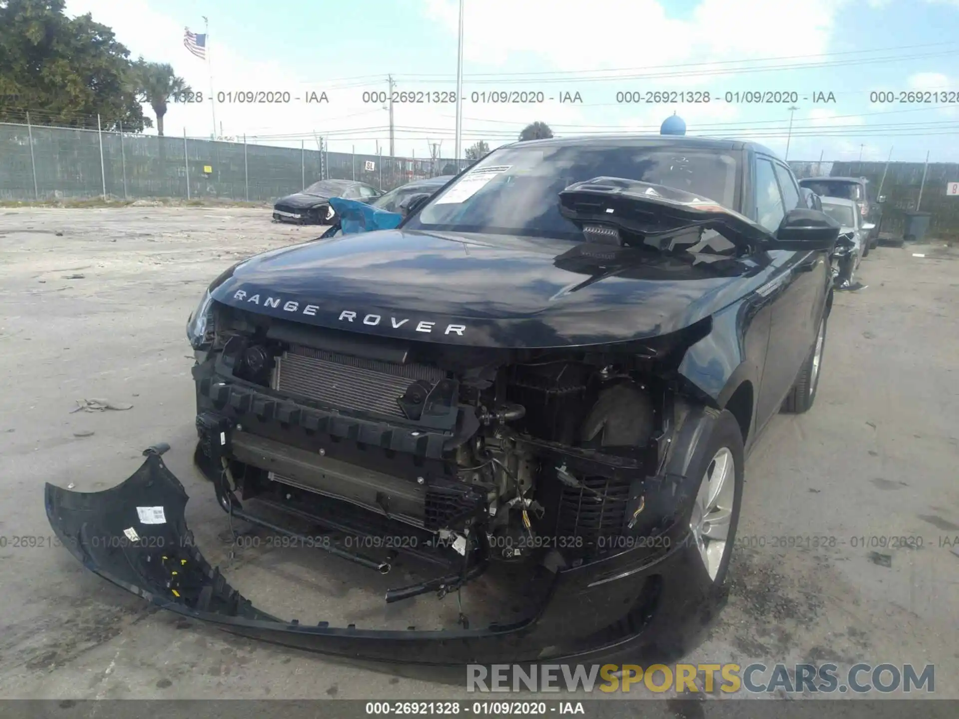 6 Photograph of a damaged car SALYB2EX9LA248558 LAND ROVER RANGE ROVER VELAR 2020