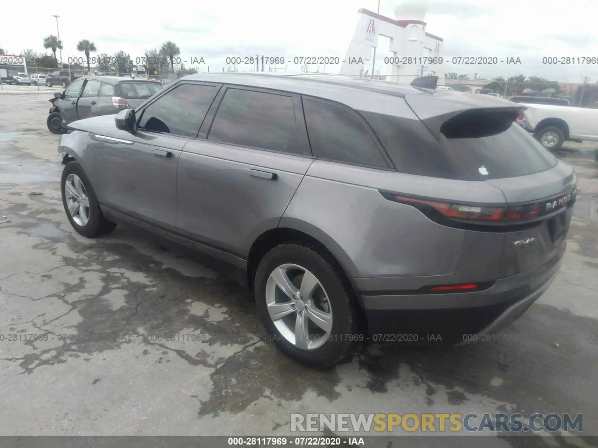 3 Фотография поврежденного автомобиля SALYB2EX9LA252075 LAND ROVER RANGE ROVER VELAR 2020