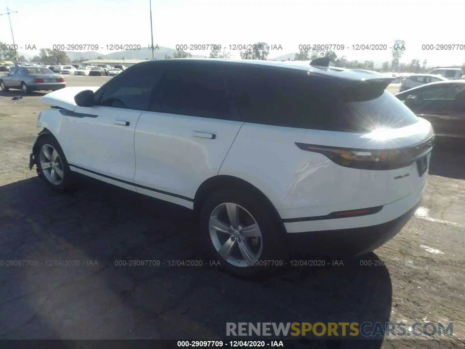 3 Photograph of a damaged car SALYB2EX9LA254845 LAND ROVER RANGE ROVER VELAR 2020