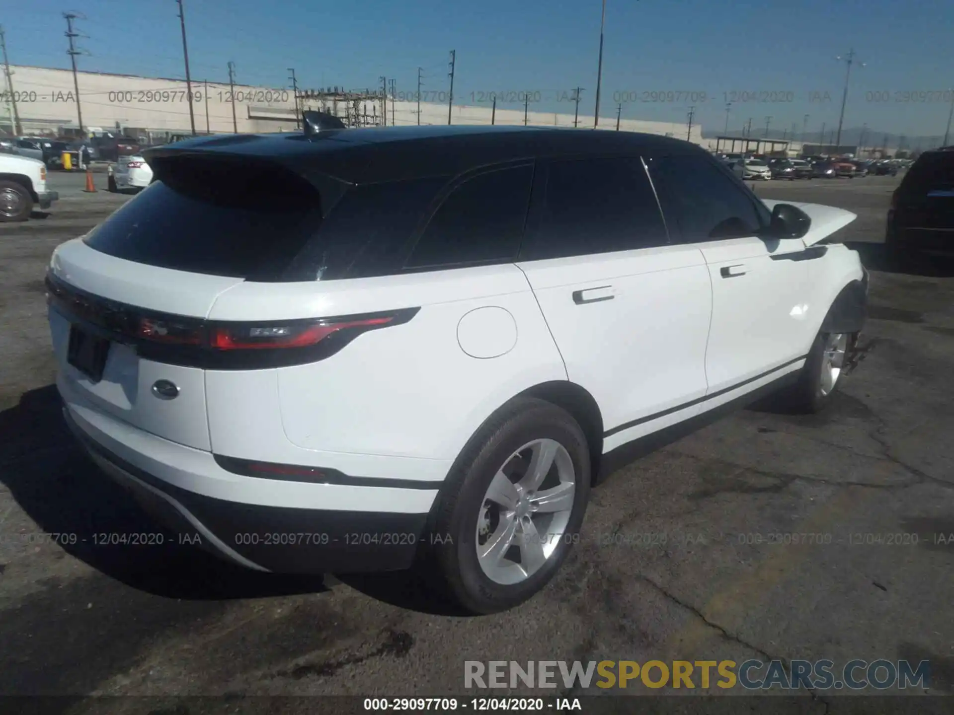 4 Photograph of a damaged car SALYB2EX9LA254845 LAND ROVER RANGE ROVER VELAR 2020