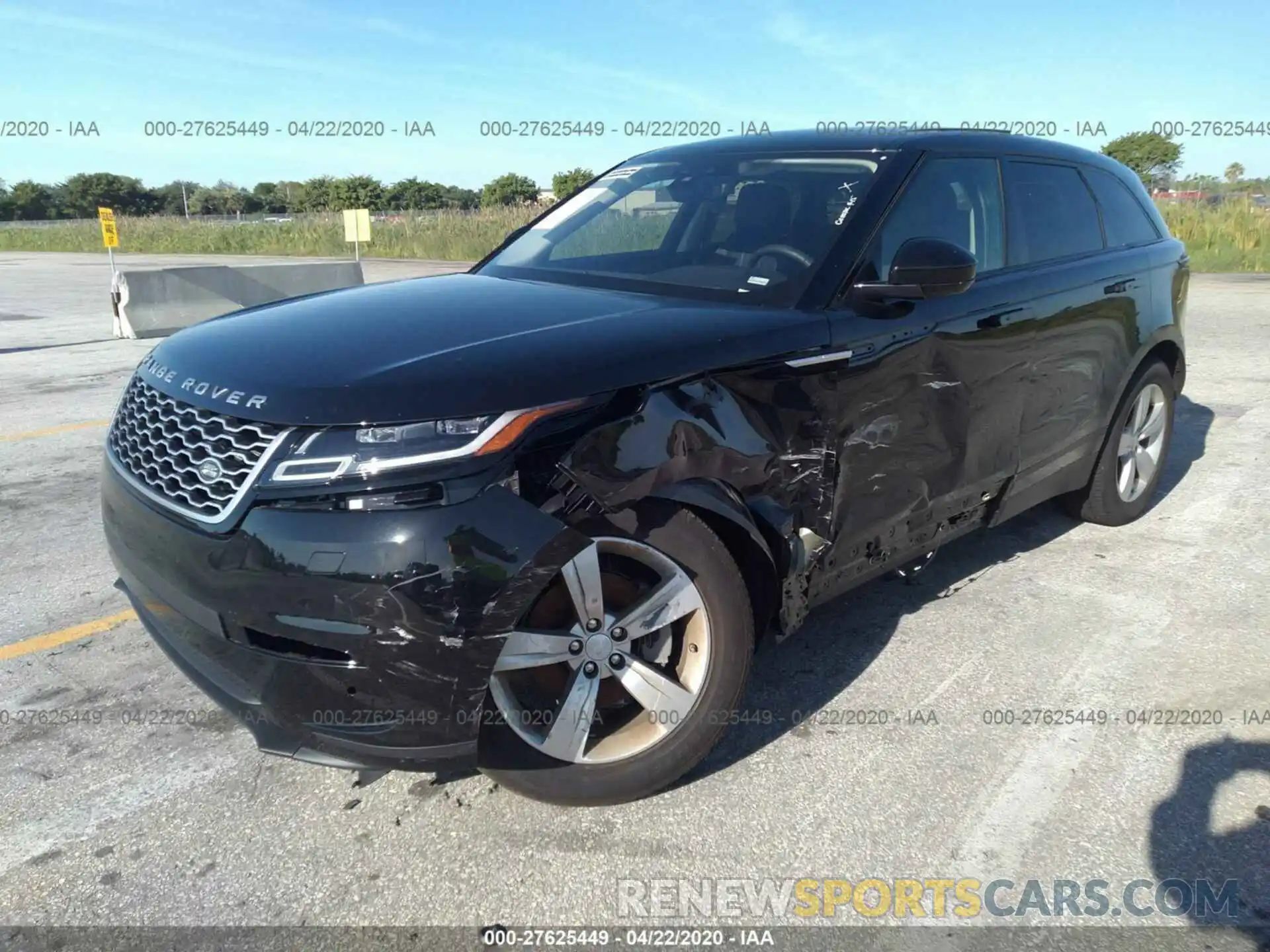 2 Photograph of a damaged car SALYB2EXXLA248651 LAND ROVER RANGE ROVER VELAR 2020