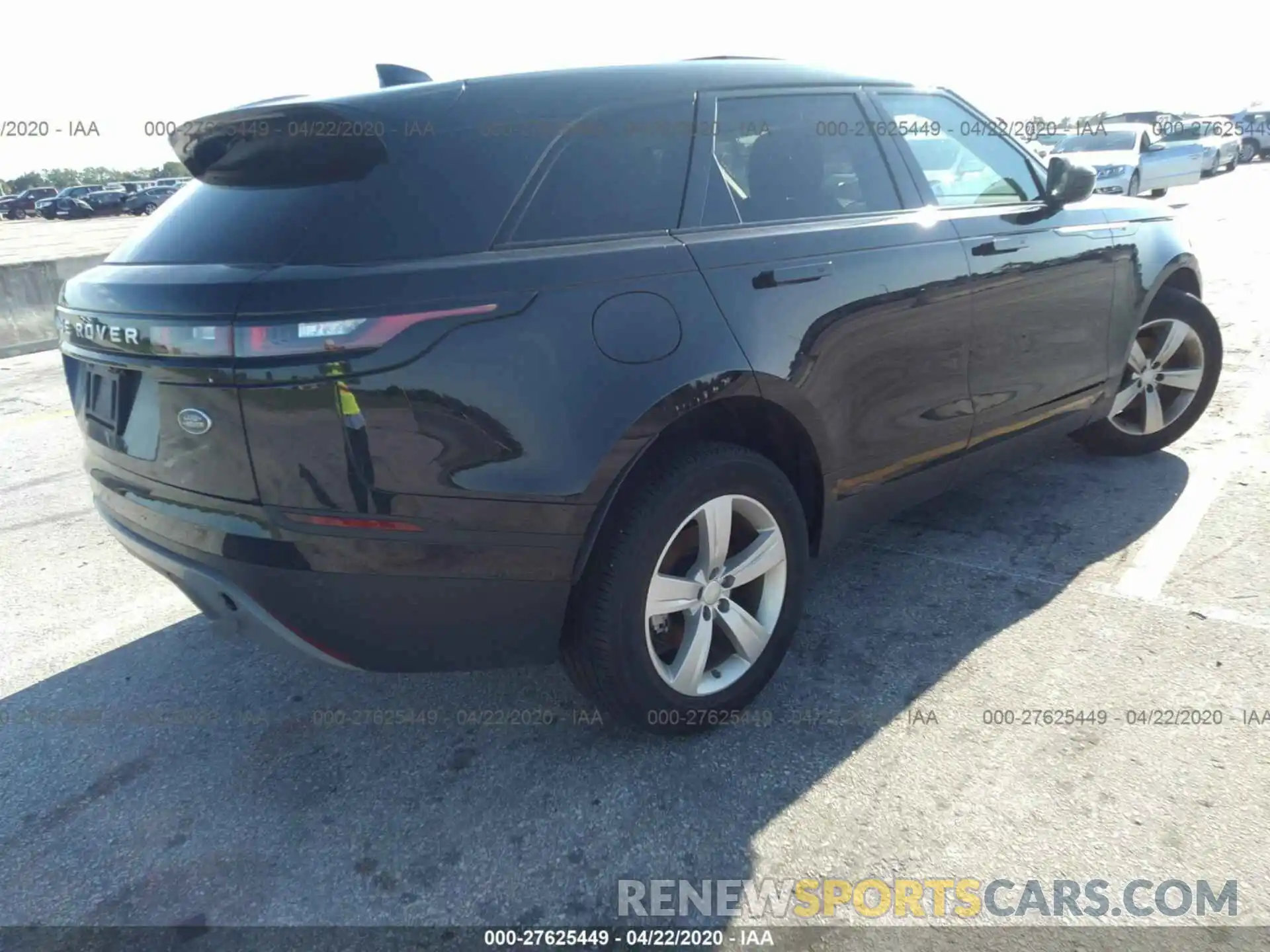 4 Photograph of a damaged car SALYB2EXXLA248651 LAND ROVER RANGE ROVER VELAR 2020