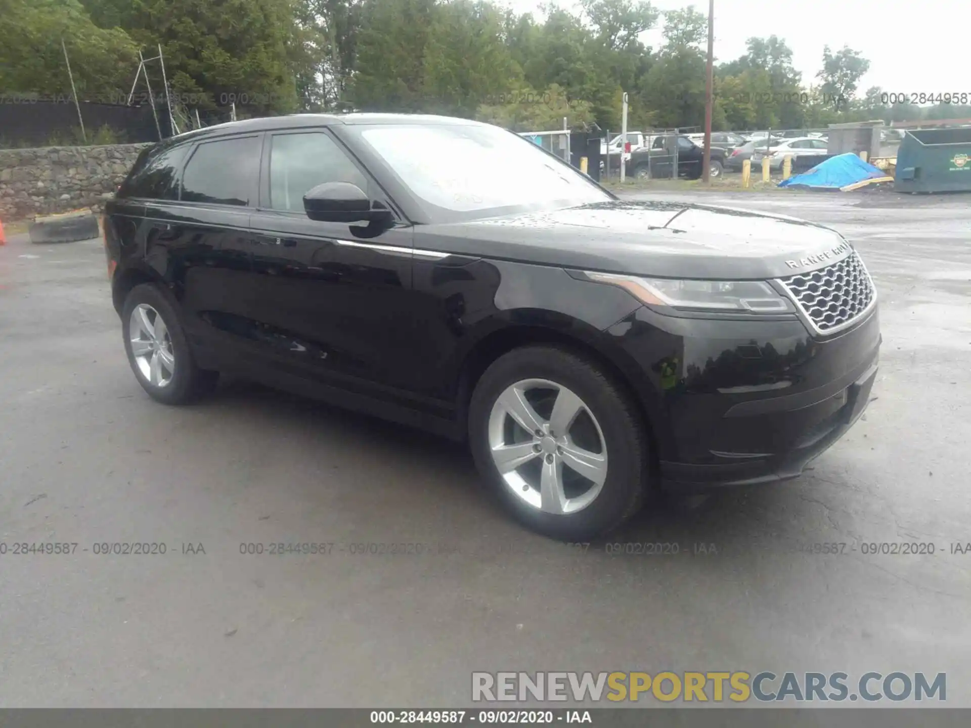 1 Photograph of a damaged car SALYB2EXXLA249850 LAND ROVER RANGE ROVER VELAR 2020