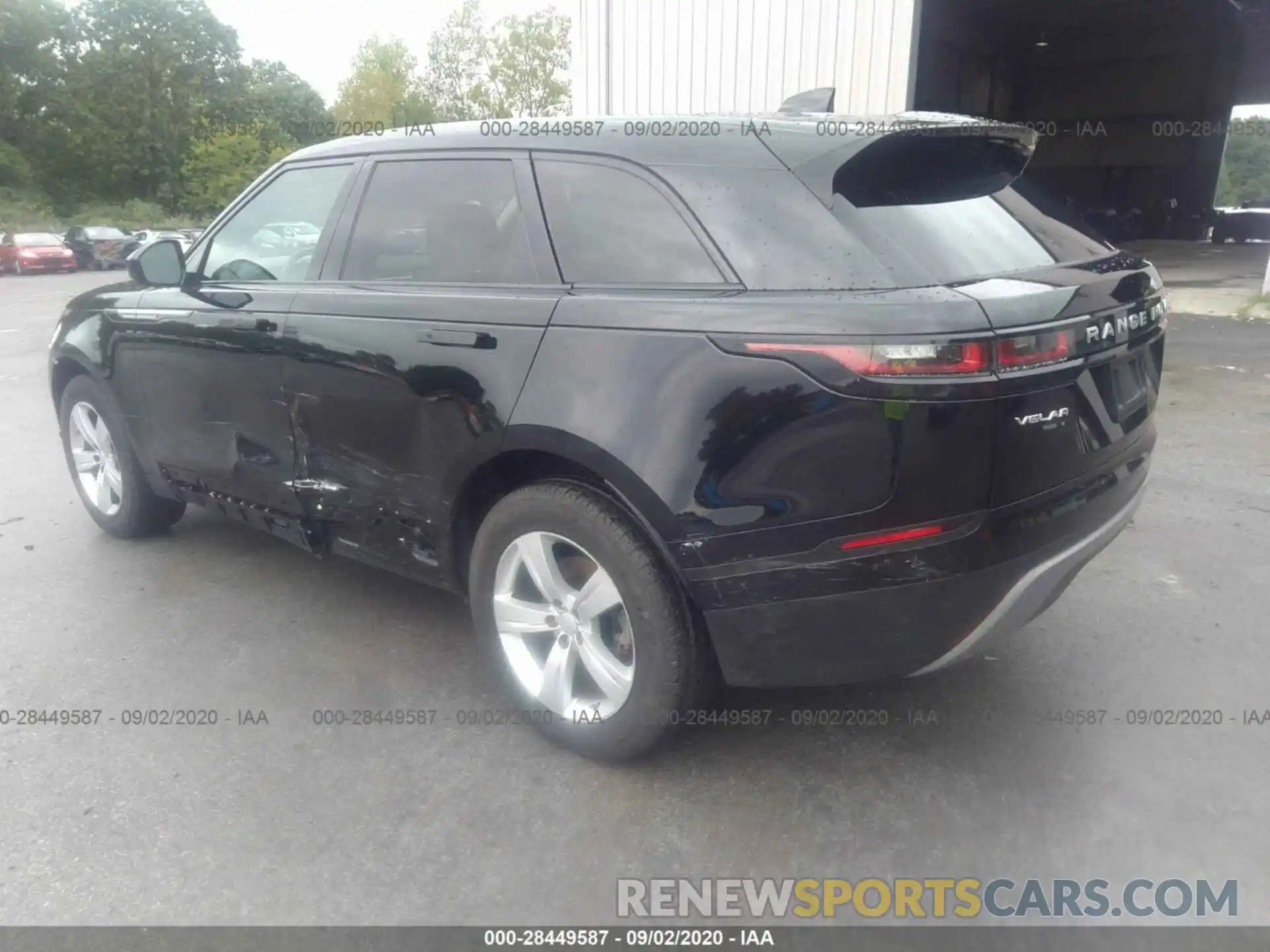 3 Photograph of a damaged car SALYB2EXXLA249850 LAND ROVER RANGE ROVER VELAR 2020