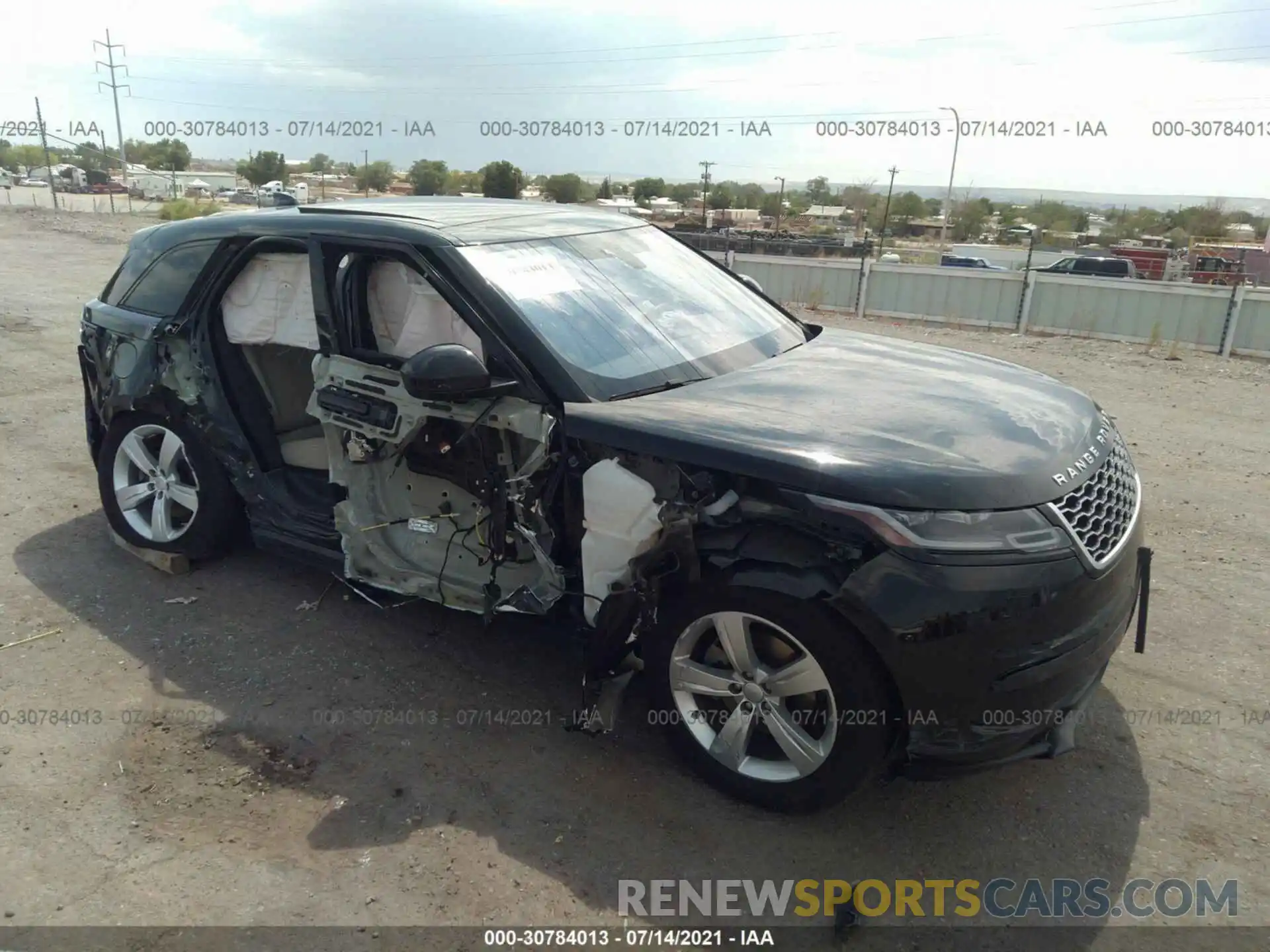 1 Photograph of a damaged car SALYB2EXXLA258063 LAND ROVER RANGE ROVER VELAR 2020