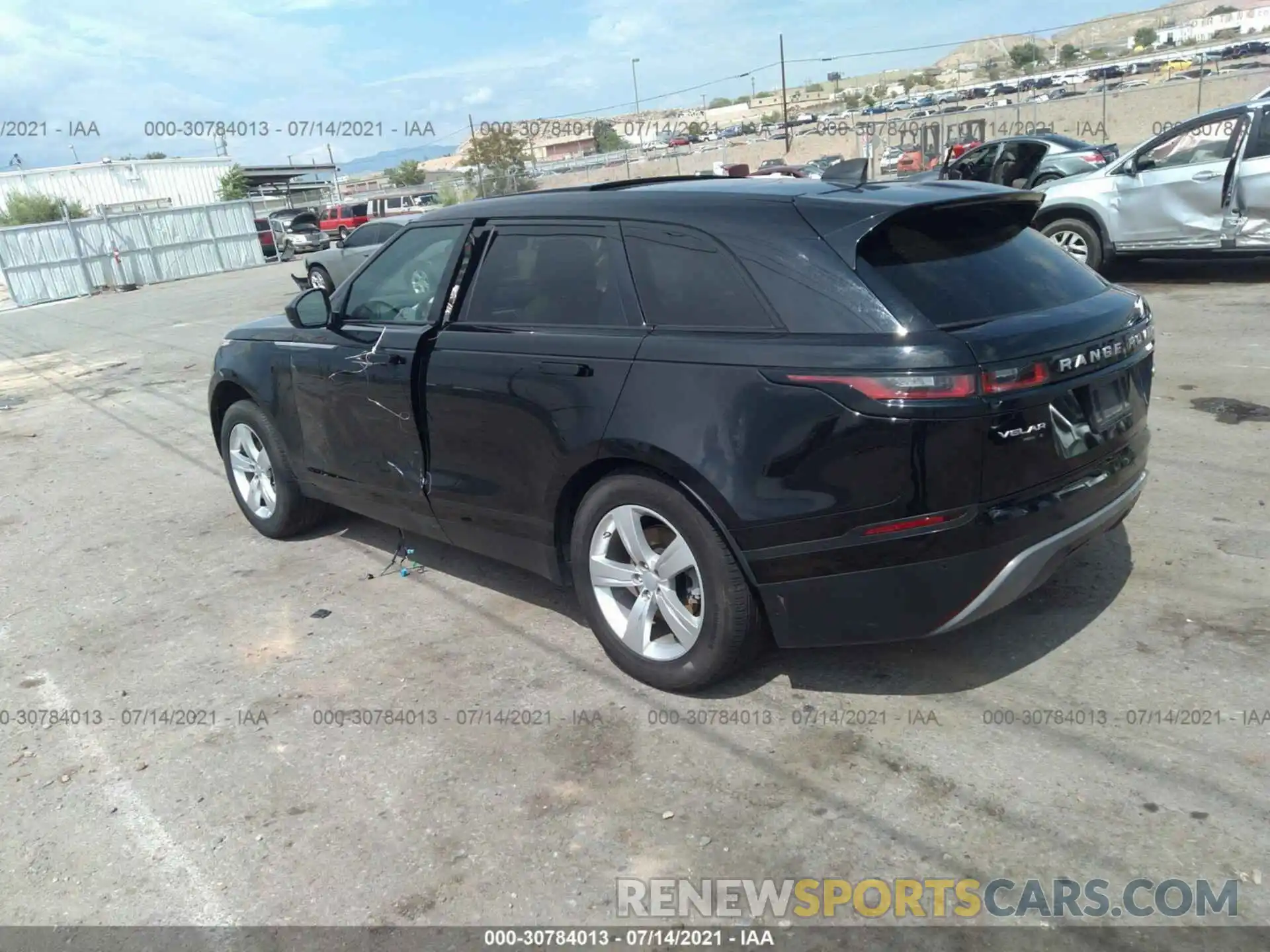 3 Photograph of a damaged car SALYB2EXXLA258063 LAND ROVER RANGE ROVER VELAR 2020