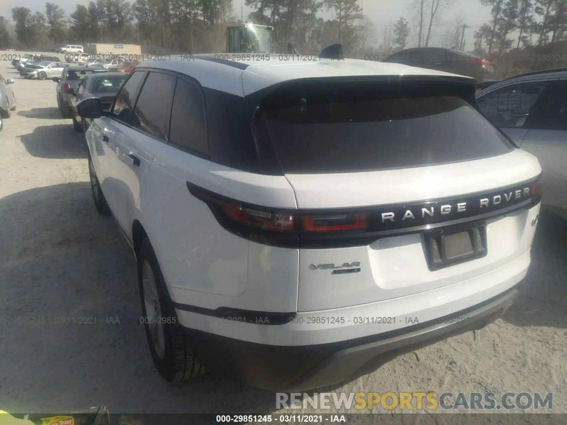 3 Photograph of a damaged car SALYB2EXXLA258418 LAND ROVER RANGE ROVER VELAR 2020