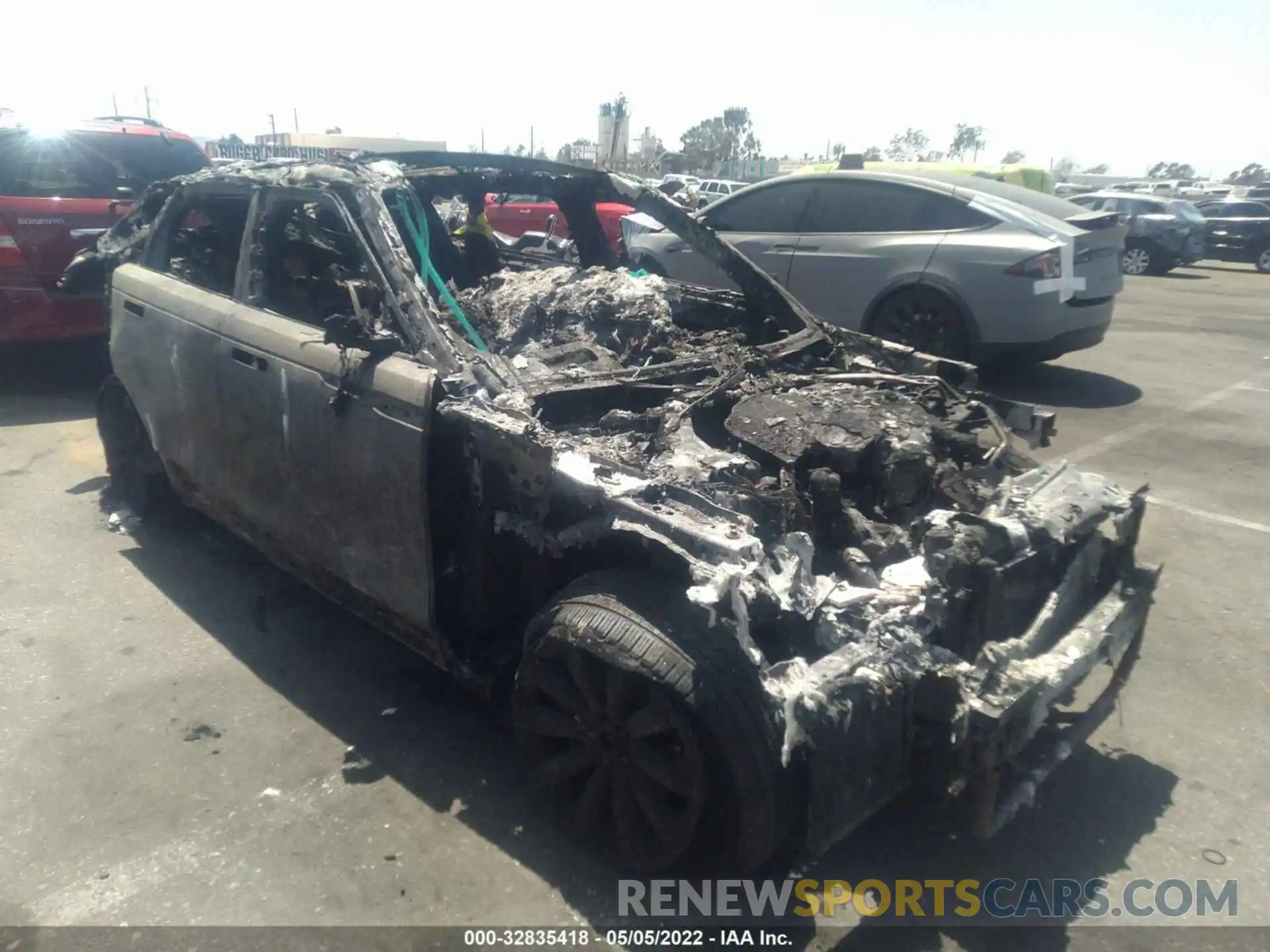 1 Photograph of a damaged car SALYB2EXXLA290978 LAND ROVER RANGE ROVER VELAR 2020