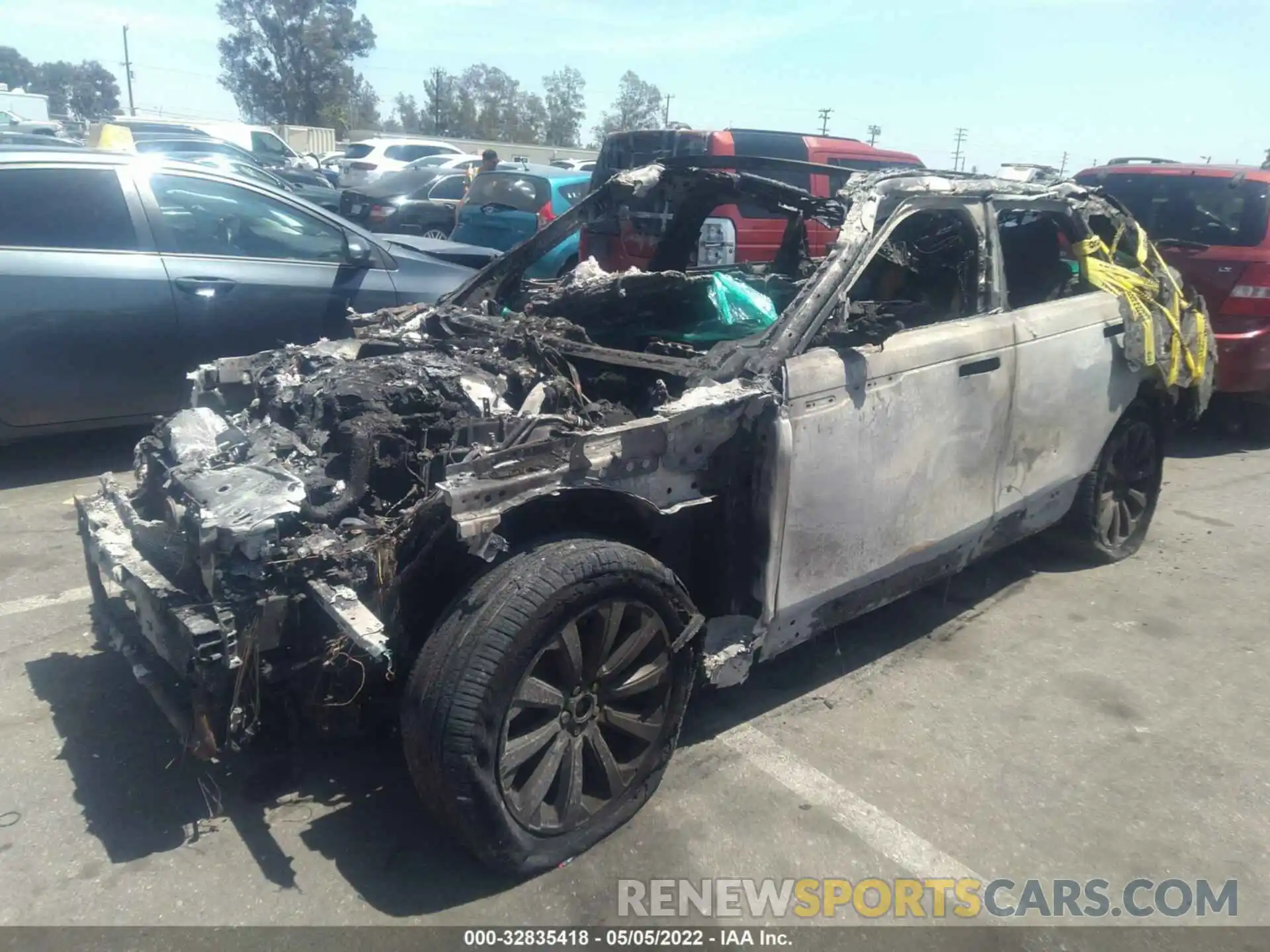 2 Photograph of a damaged car SALYB2EXXLA290978 LAND ROVER RANGE ROVER VELAR 2020