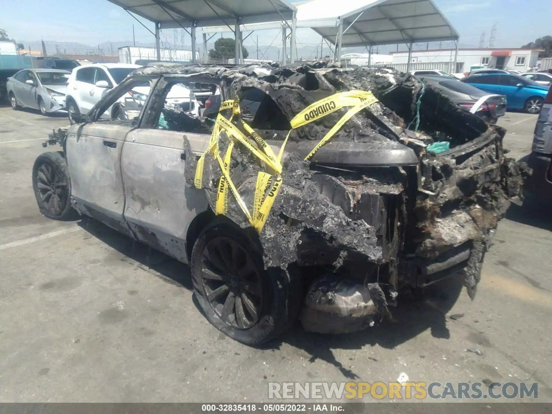 3 Photograph of a damaged car SALYB2EXXLA290978 LAND ROVER RANGE ROVER VELAR 2020