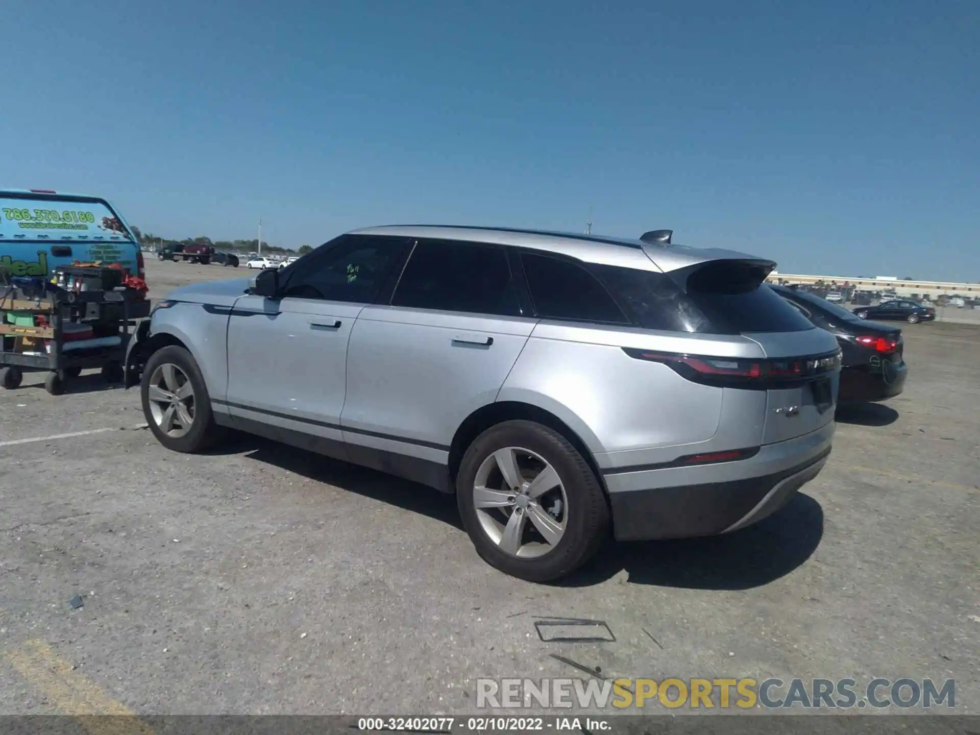 3 Photograph of a damaged car SALYB2FV5LA268612 LAND ROVER RANGE ROVER VELAR 2020