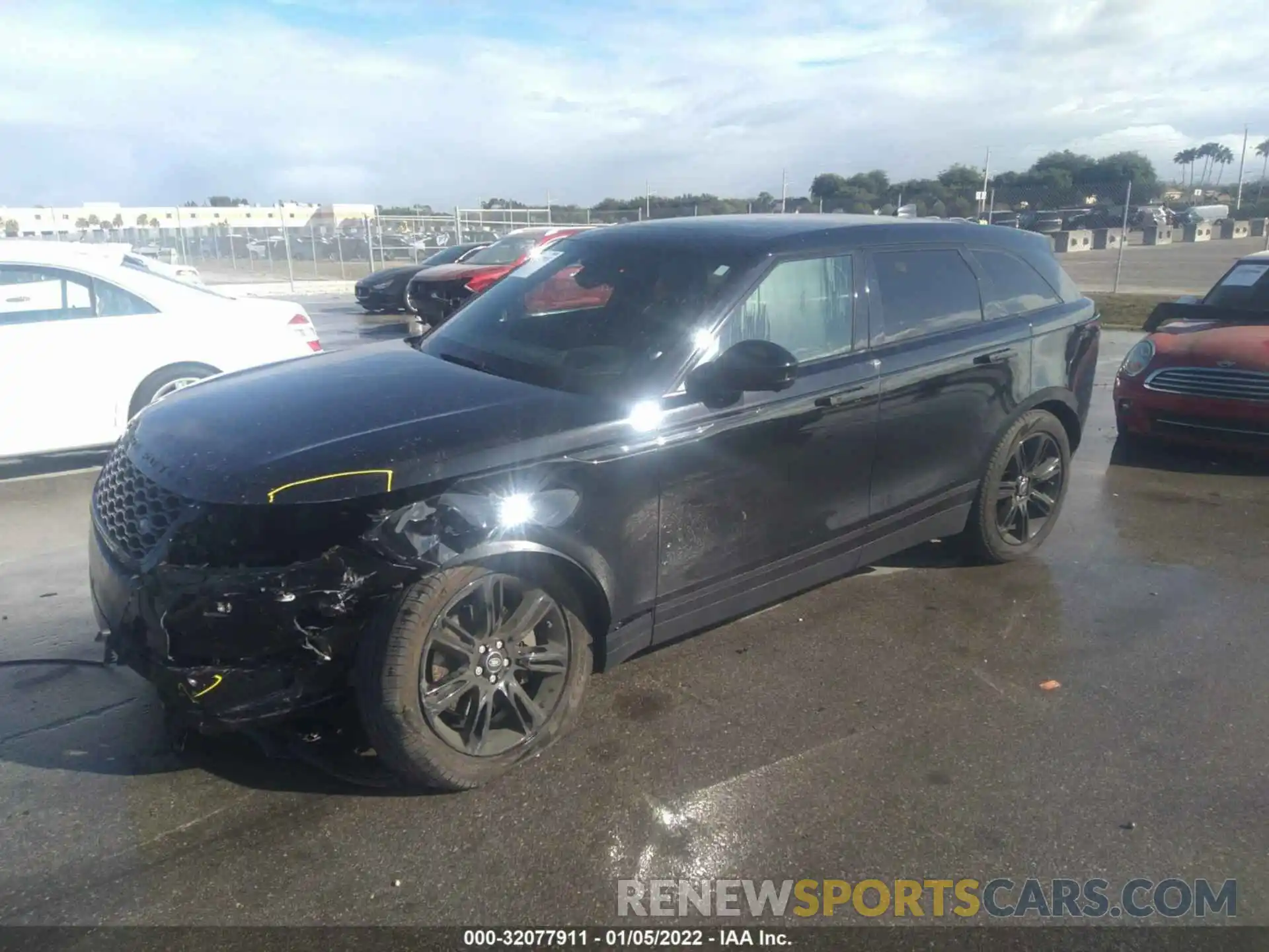 2 Photograph of a damaged car SALYB2FVXLA253376 LAND ROVER RANGE ROVER VELAR 2020