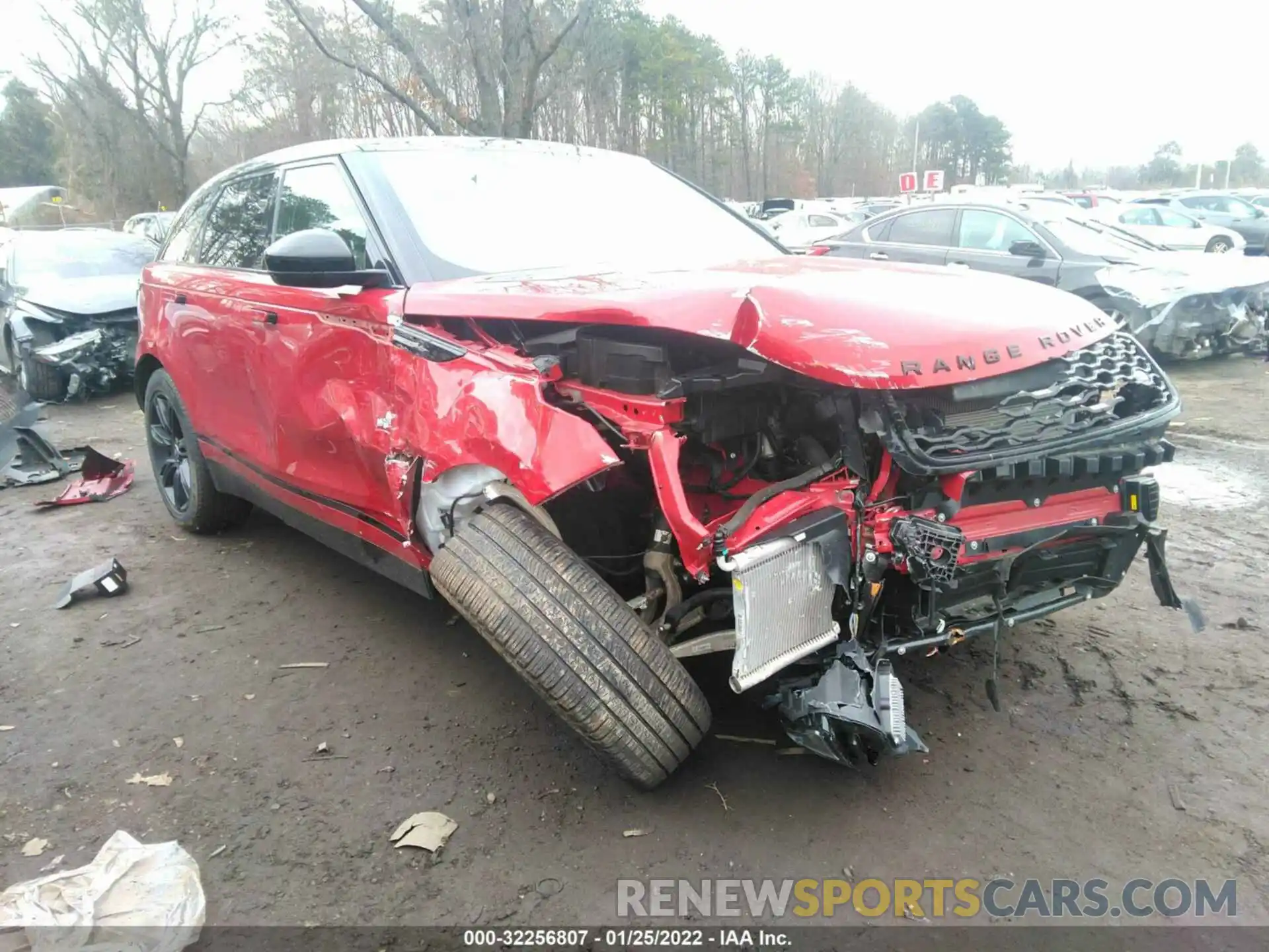 1 Photograph of a damaged car SALYK2EX0LA252174 LAND ROVER RANGE ROVER VELAR 2020