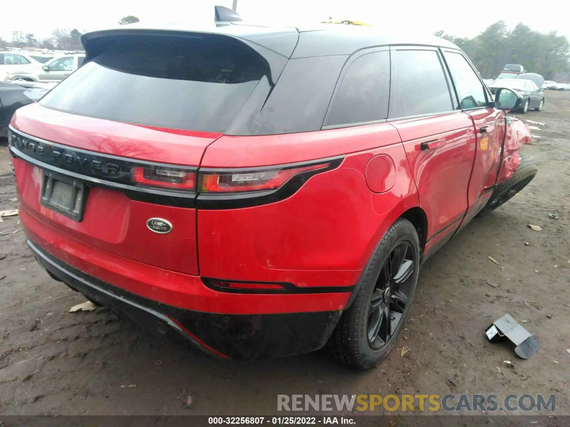 4 Фотография поврежденного автомобиля SALYK2EX0LA252174 LAND ROVER RANGE ROVER VELAR 2020