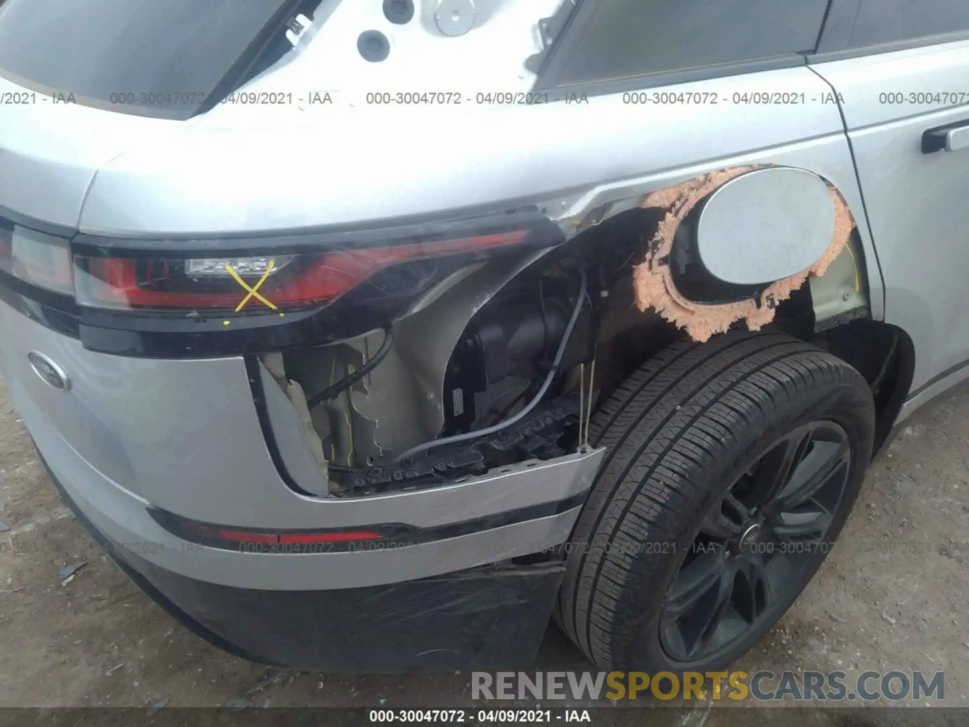 6 Photograph of a damaged car SALYK2EX0LA259531 LAND ROVER RANGE ROVER VELAR 2020