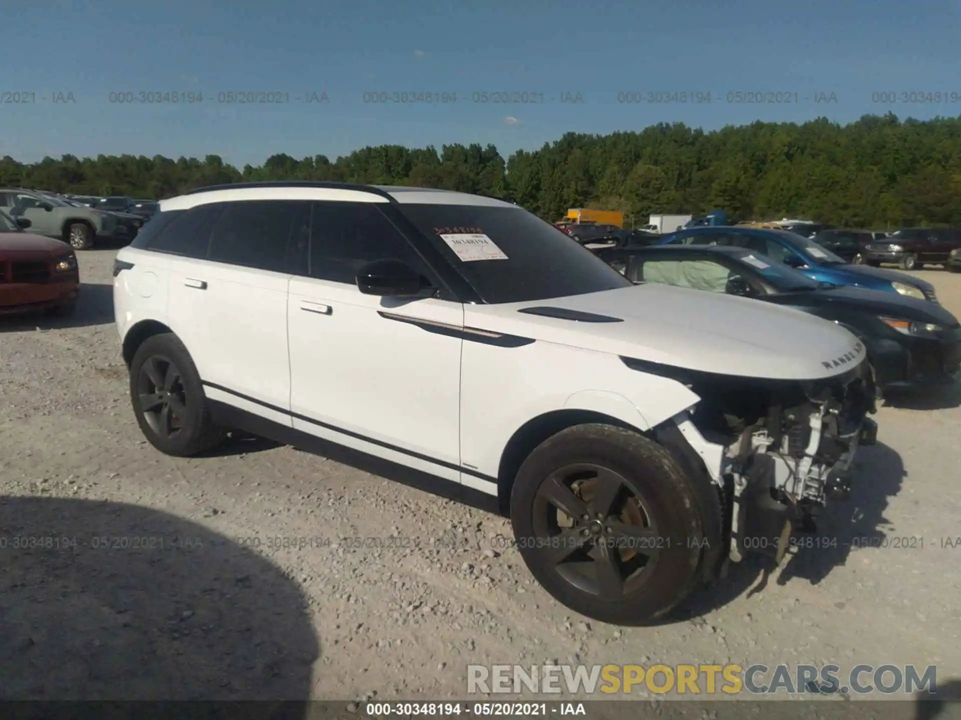 1 Photograph of a damaged car SALYK2EX0LA265667 LAND ROVER RANGE ROVER VELAR 2020