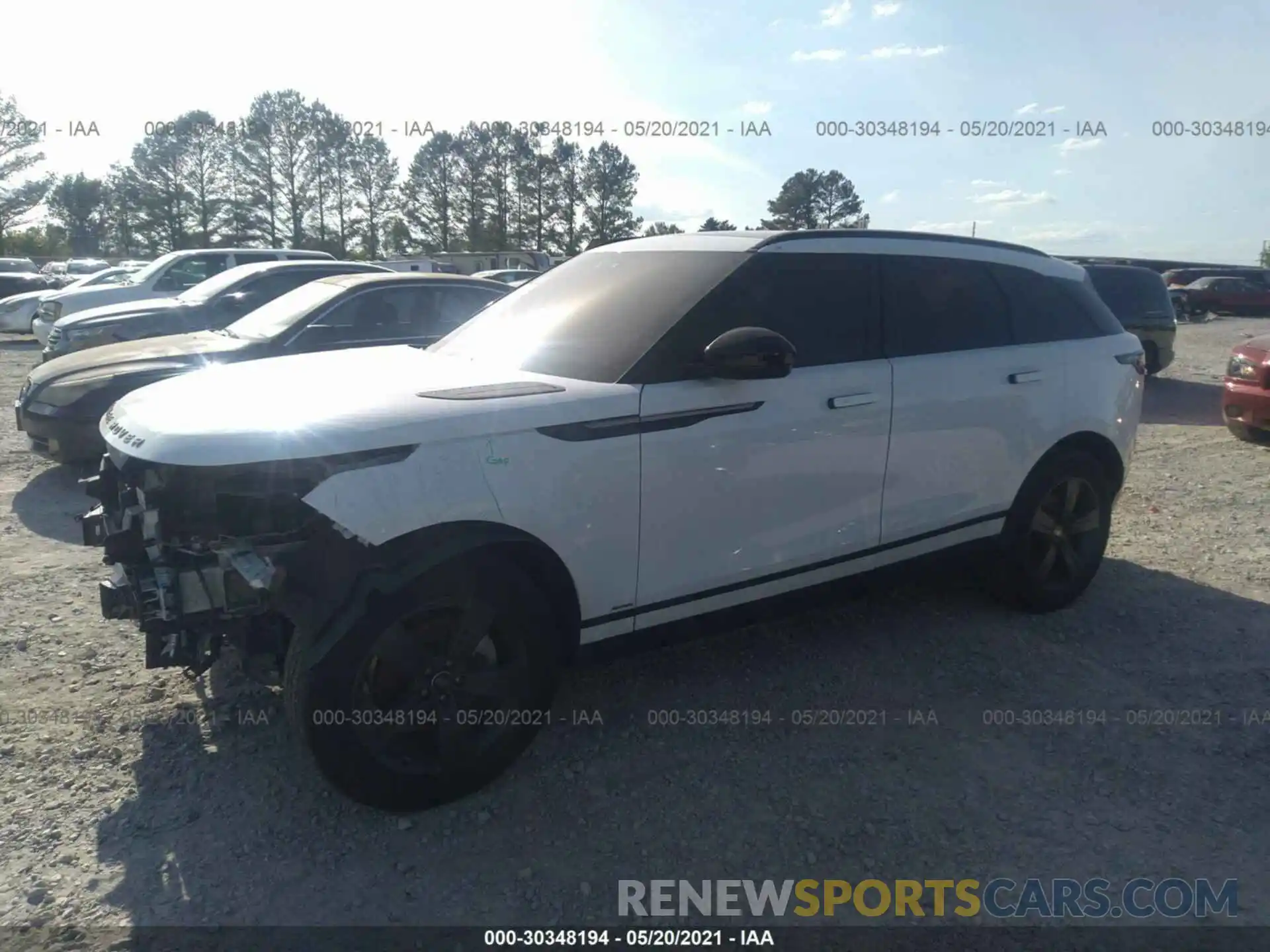 2 Photograph of a damaged car SALYK2EX0LA265667 LAND ROVER RANGE ROVER VELAR 2020