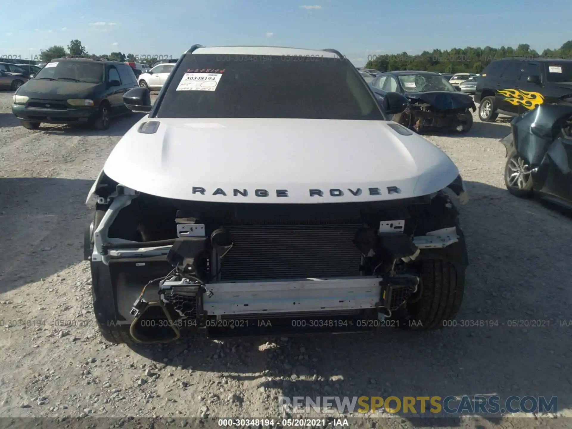 6 Photograph of a damaged car SALYK2EX0LA265667 LAND ROVER RANGE ROVER VELAR 2020