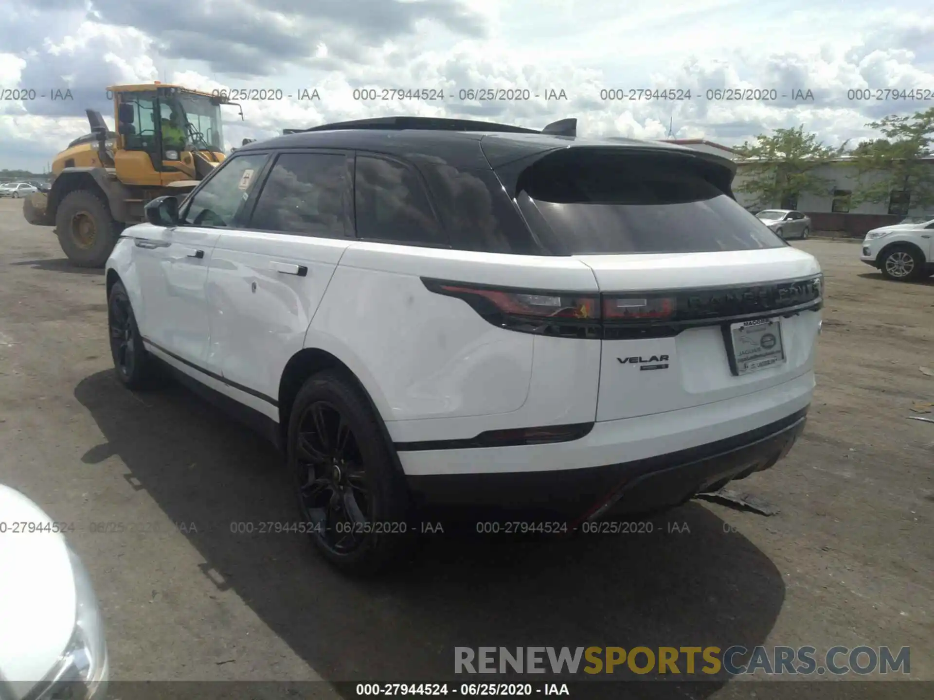 3 Photograph of a damaged car SALYK2EX0LA273882 LAND ROVER RANGE ROVER VELAR 2020