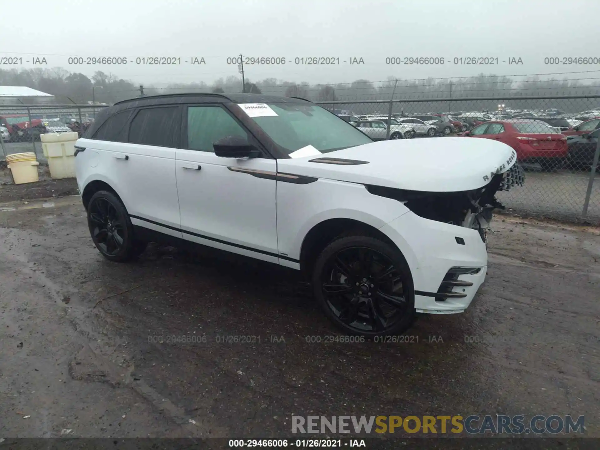 1 Фотография поврежденного автомобиля SALYK2EX0LA286762 LAND ROVER RANGE ROVER VELAR 2020