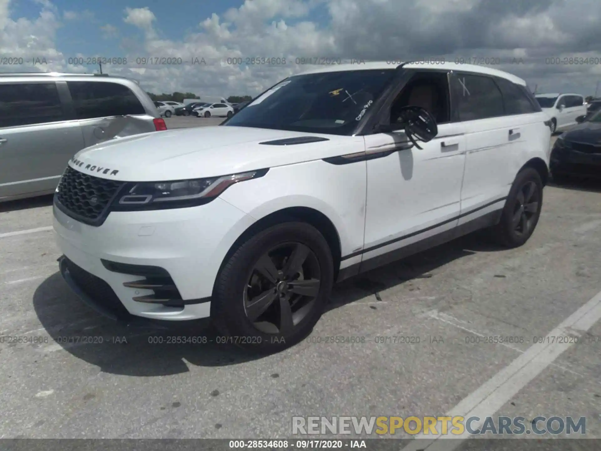 2 Photograph of a damaged car SALYK2EX1LA253057 LAND ROVER RANGE ROVER VELAR 2020