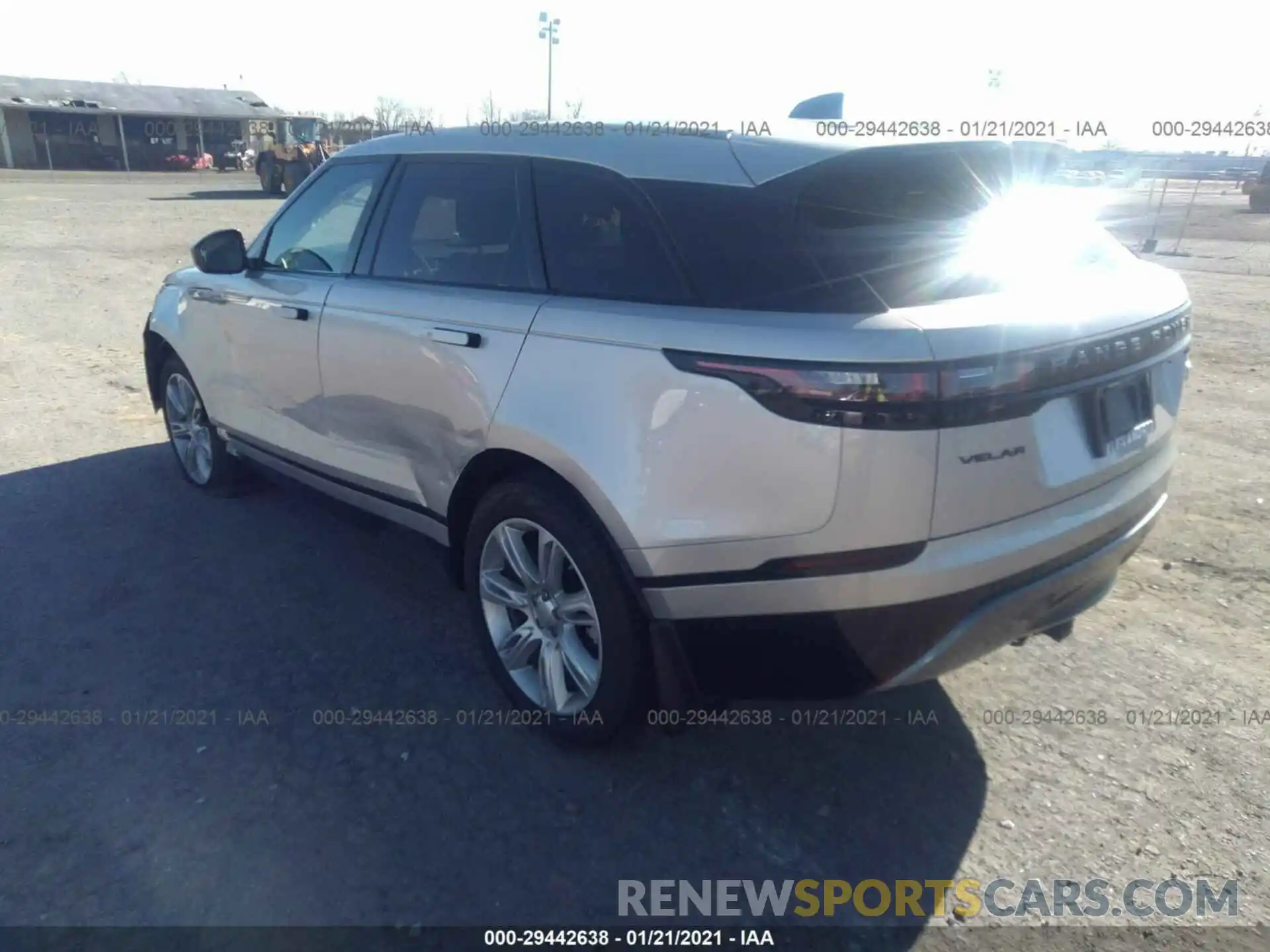 3 Photograph of a damaged car SALYK2EX1LA277925 LAND ROVER RANGE ROVER VELAR 2020