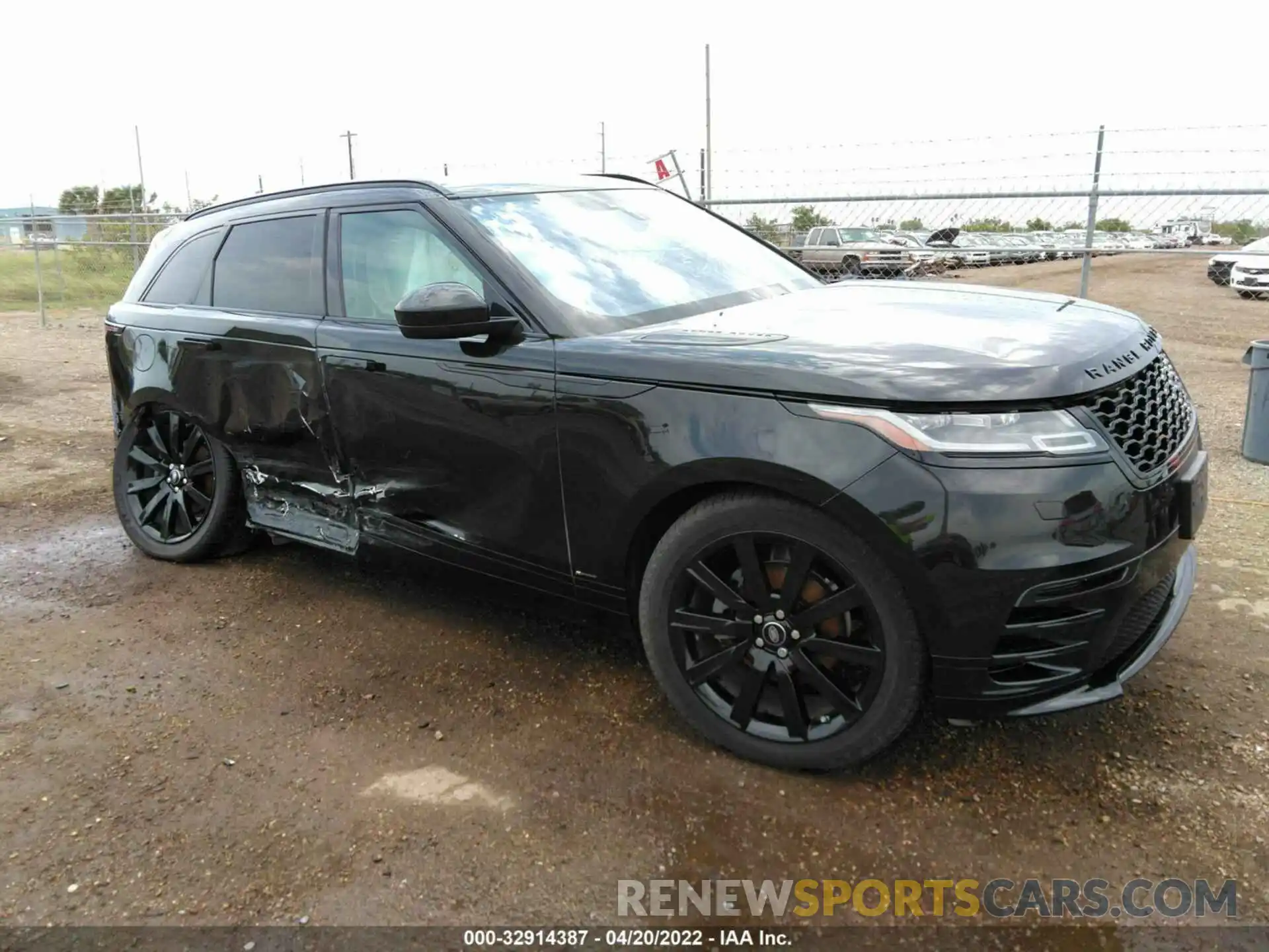 1 Photograph of a damaged car SALYK2EX1LA286348 LAND ROVER RANGE ROVER VELAR 2020