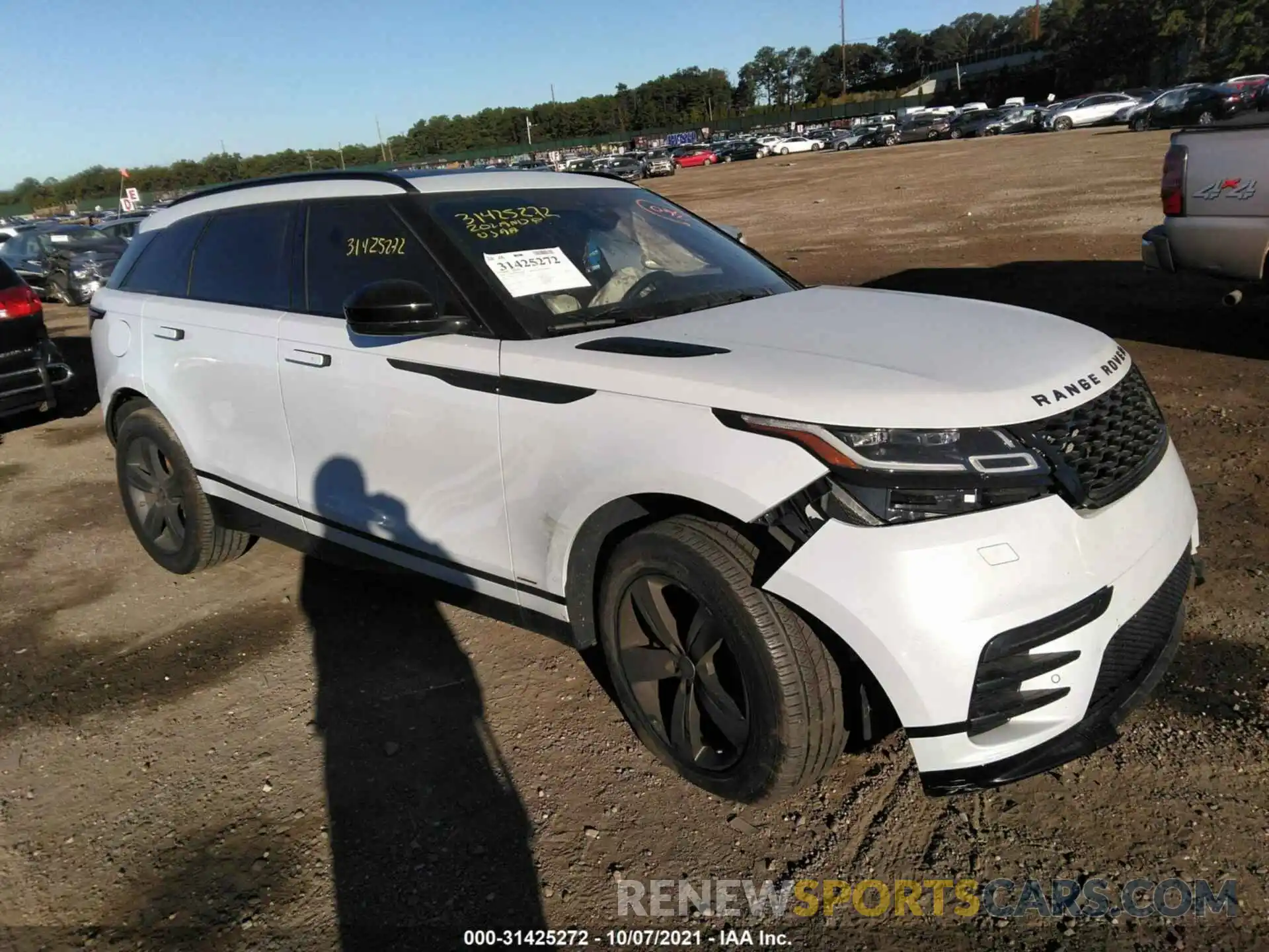 1 Photograph of a damaged car SALYK2EX1LA291632 LAND ROVER RANGE ROVER VELAR 2020