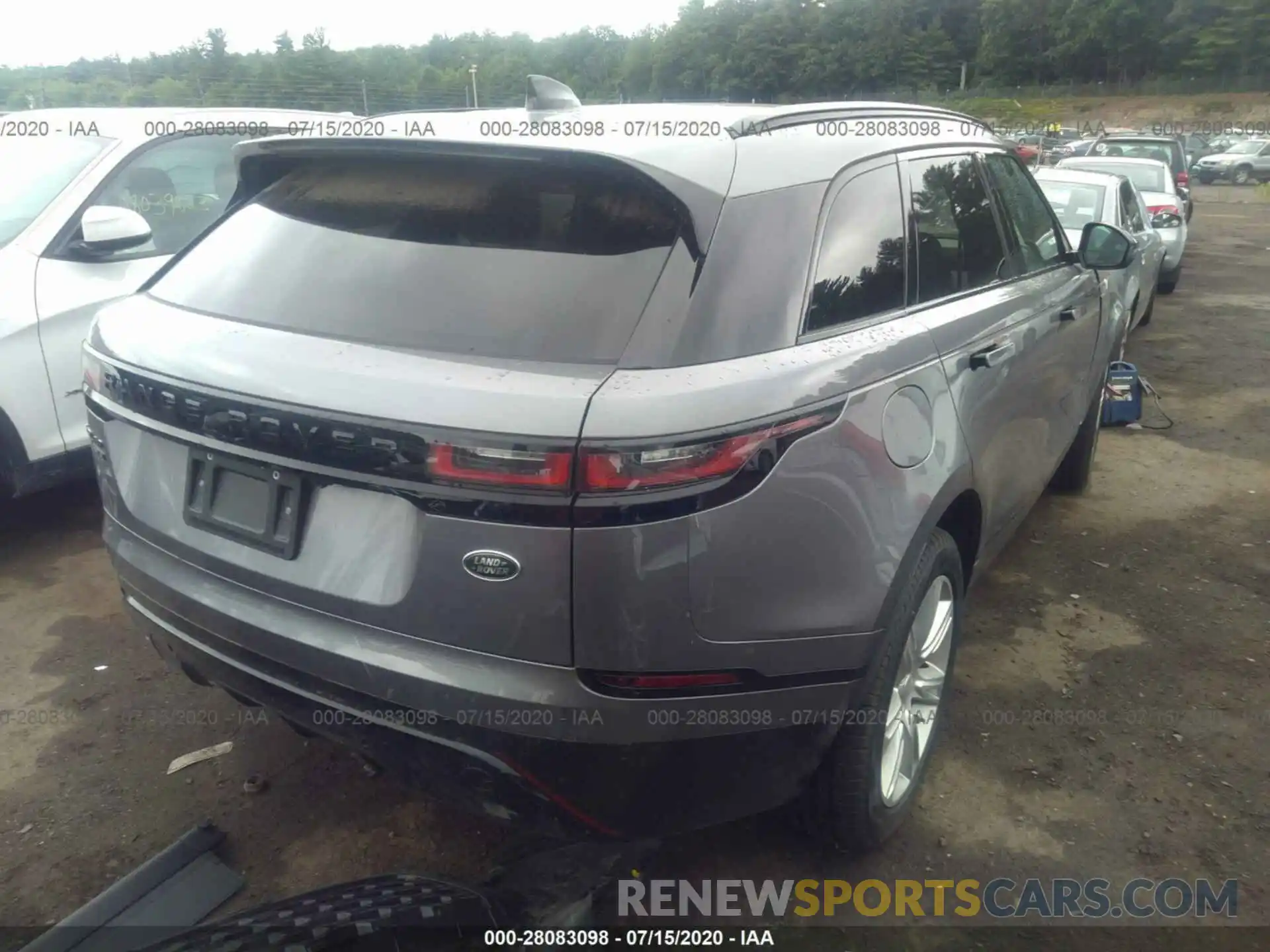 4 Photograph of a damaged car SALYK2EX2LA243976 LAND ROVER RANGE ROVER VELAR 2020