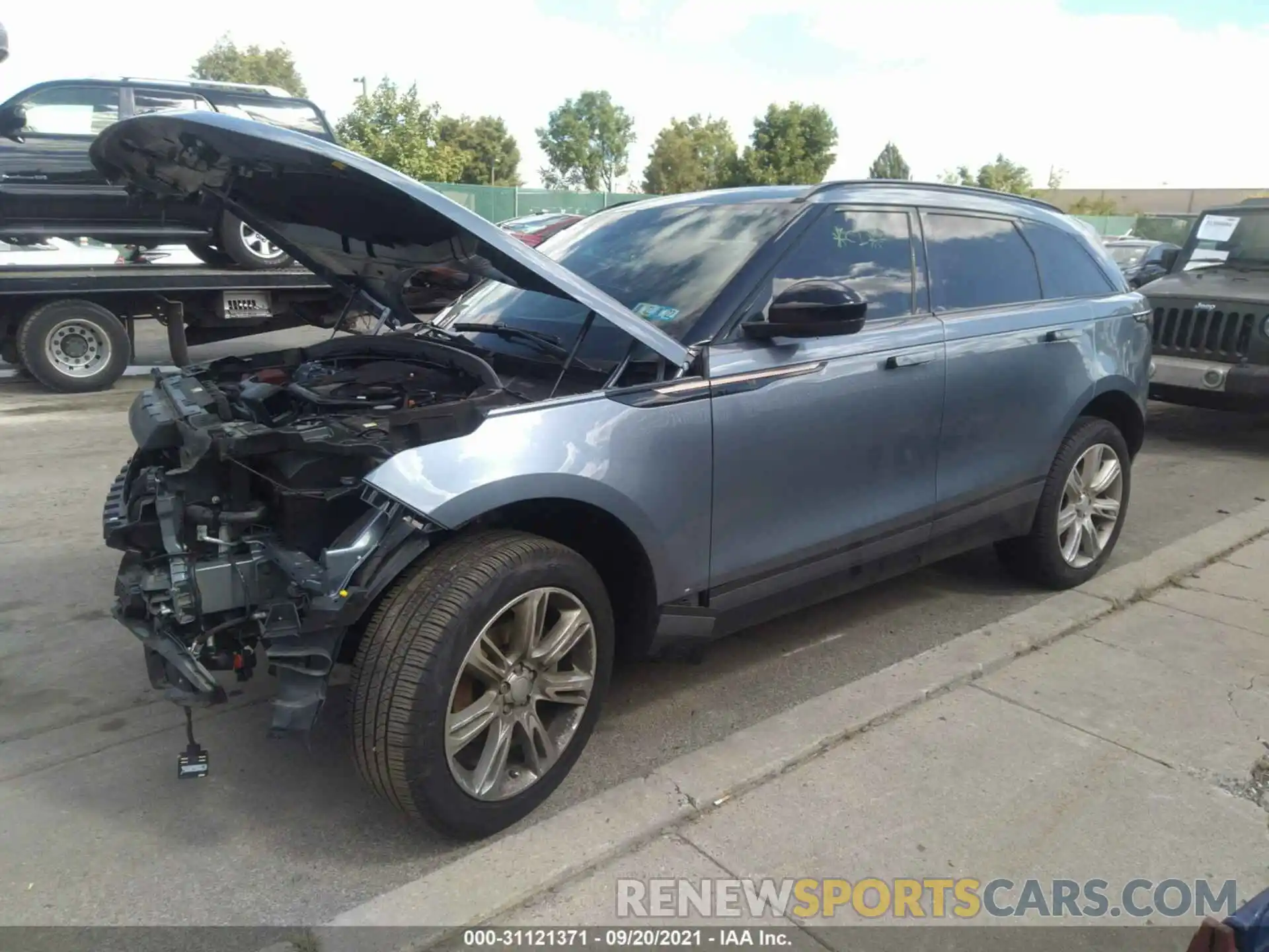 2 Photograph of a damaged car SALYK2EX2LA254976 LAND ROVER RANGE ROVER VELAR 2020