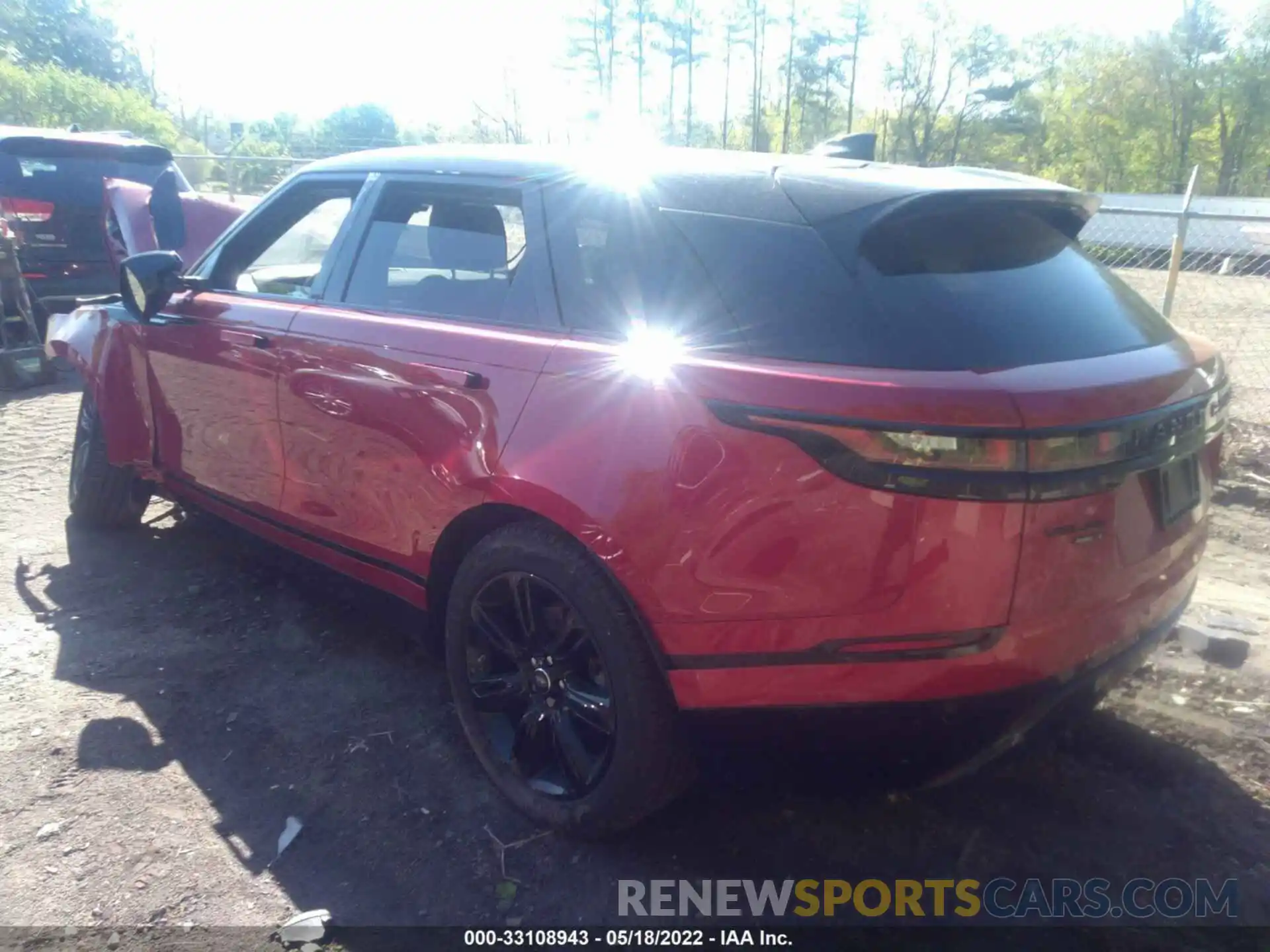 3 Photograph of a damaged car SALYK2EX2LA272958 LAND ROVER RANGE ROVER VELAR 2020