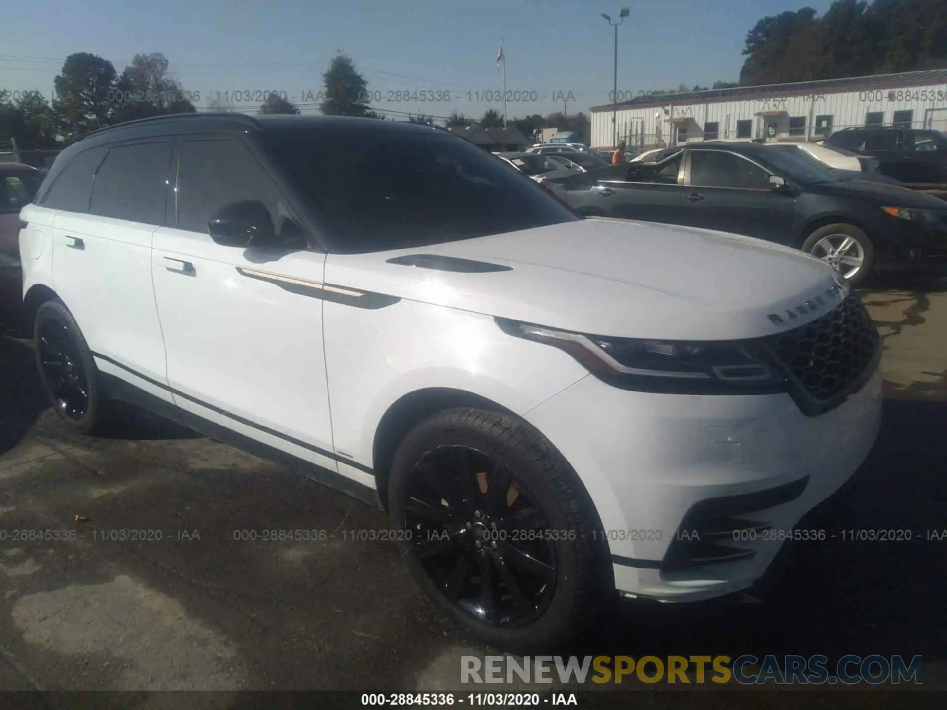 1 Photograph of a damaged car SALYK2EX3LA239869 LAND ROVER RANGE ROVER VELAR 2020