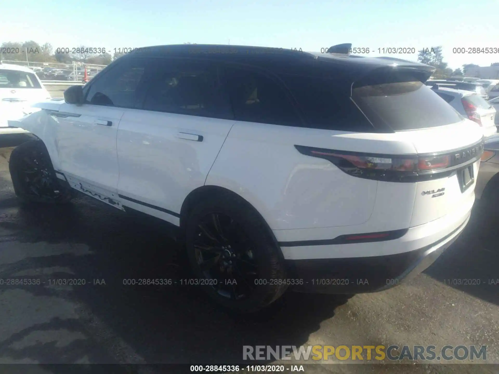 3 Фотография поврежденного автомобиля SALYK2EX3LA239869 LAND ROVER RANGE ROVER VELAR 2020