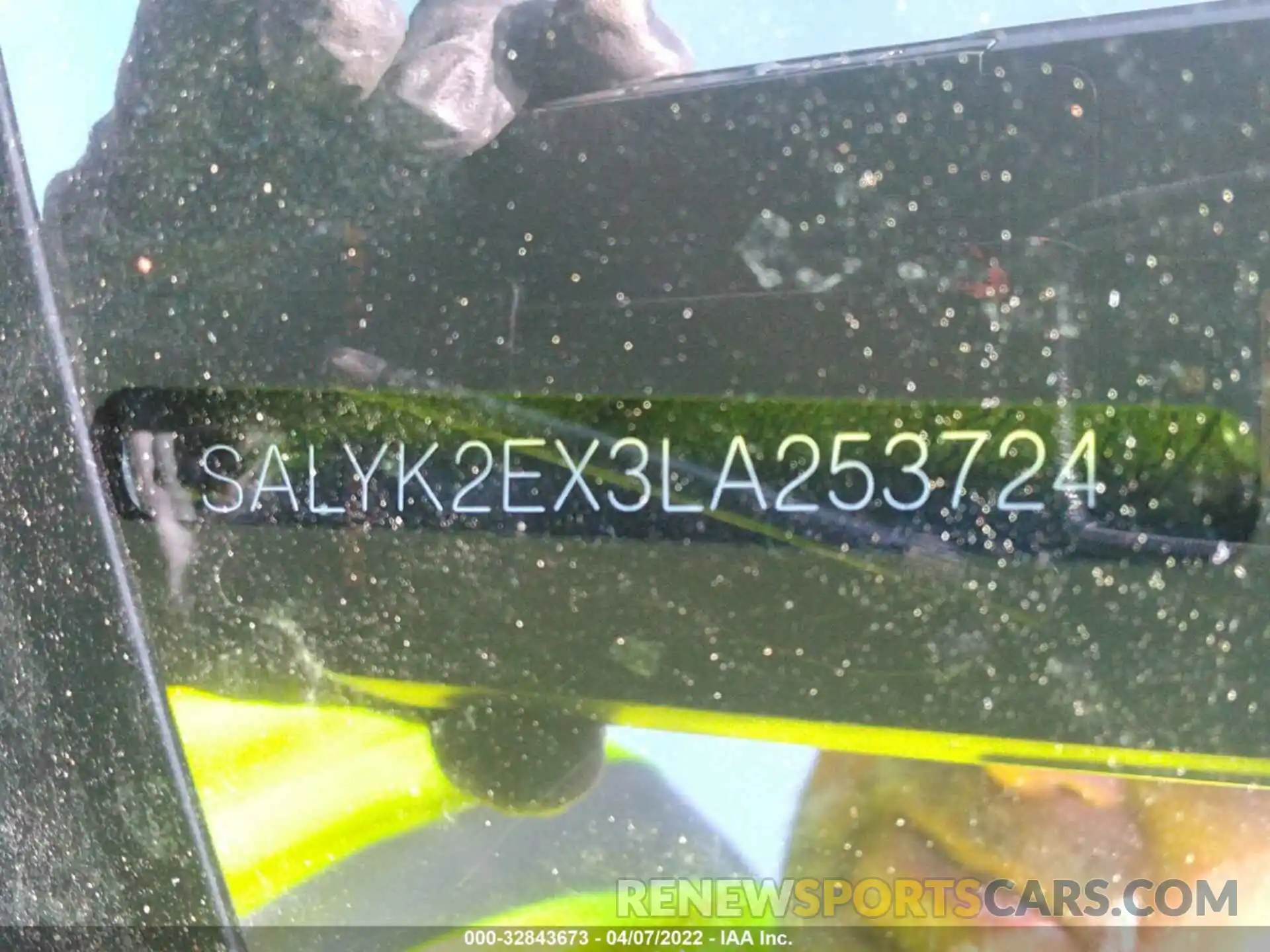 9 Photograph of a damaged car SALYK2EX3LA253724 LAND ROVER RANGE ROVER VELAR 2020