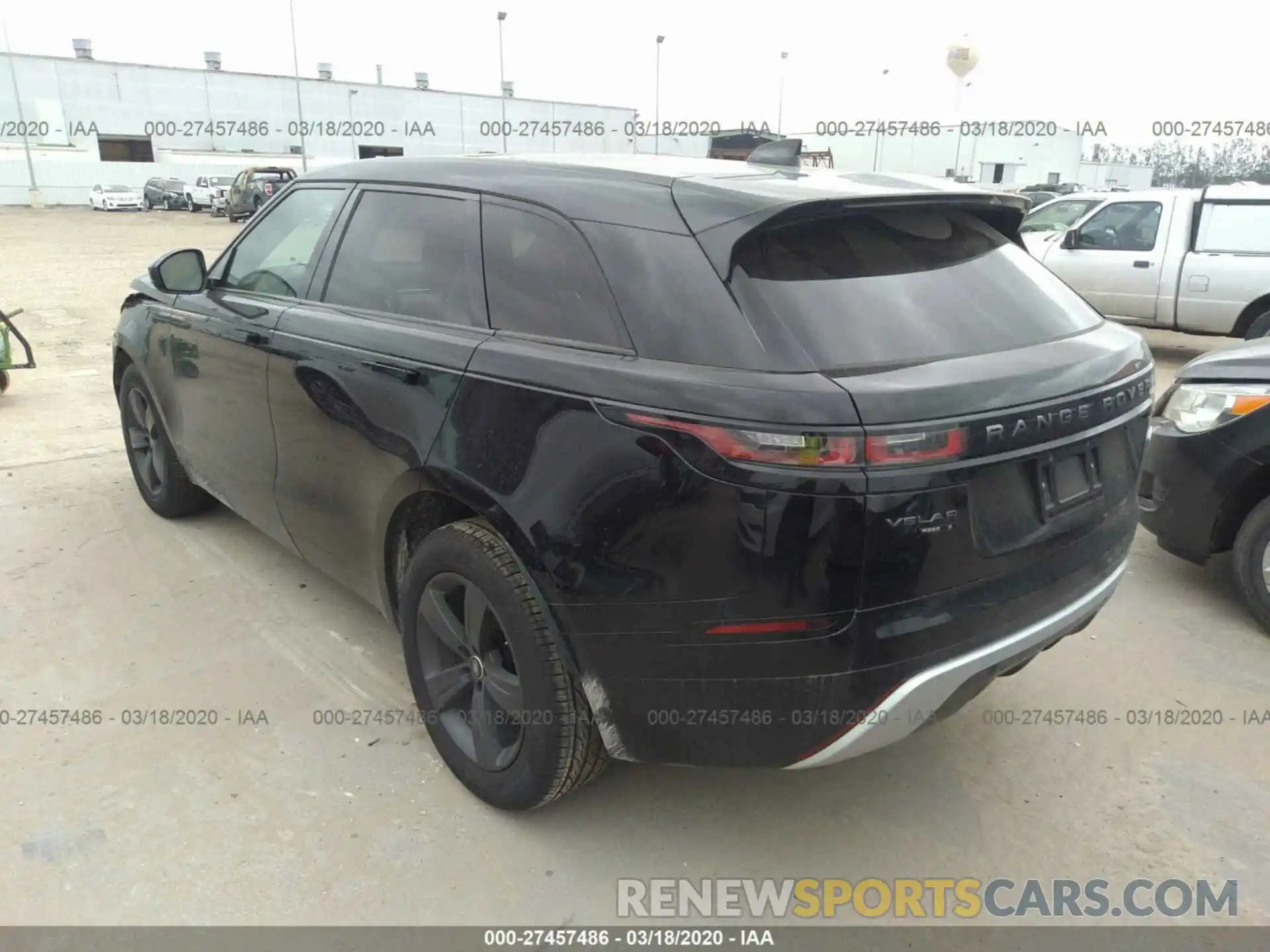 3 Фотография поврежденного автомобиля SALYK2EX4LA253361 LAND ROVER RANGE ROVER VELAR 2020