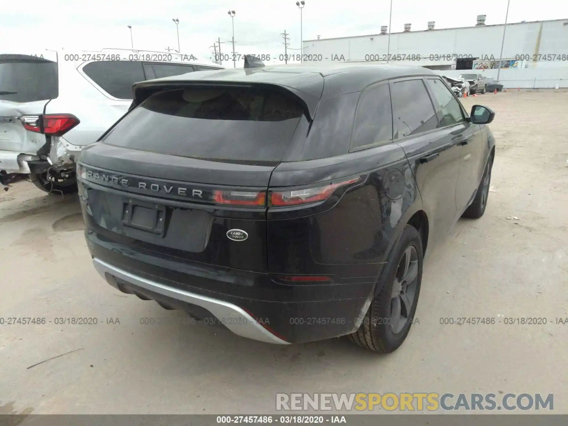 4 Фотография поврежденного автомобиля SALYK2EX4LA253361 LAND ROVER RANGE ROVER VELAR 2020