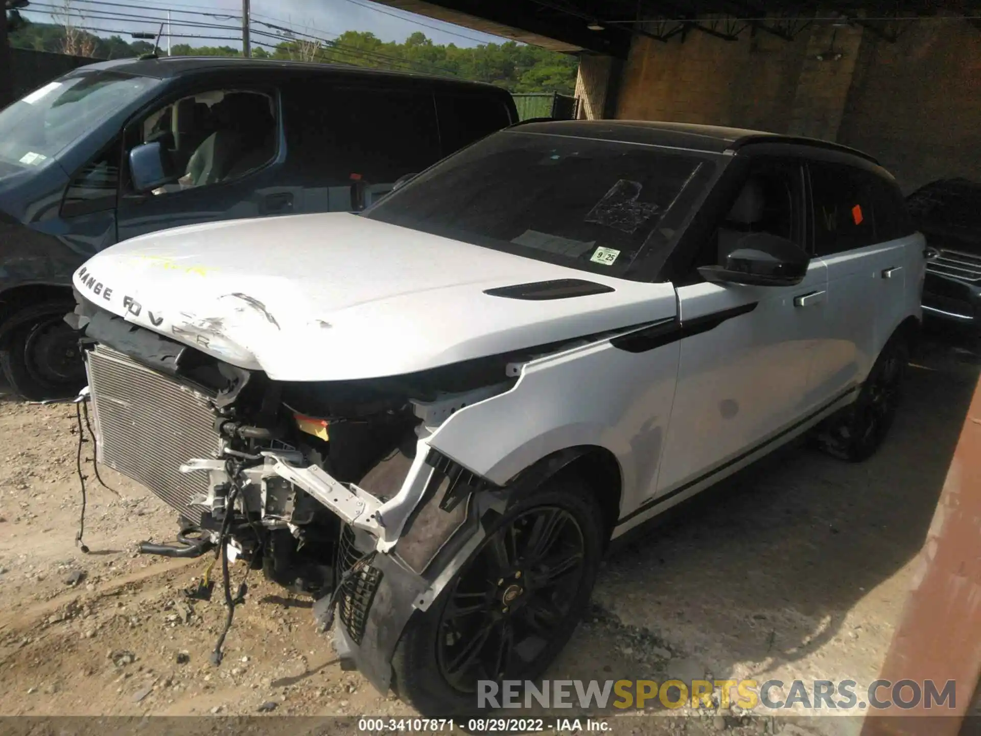 2 Photograph of a damaged car SALYK2EX4LA271780 LAND ROVER RANGE ROVER VELAR 2020