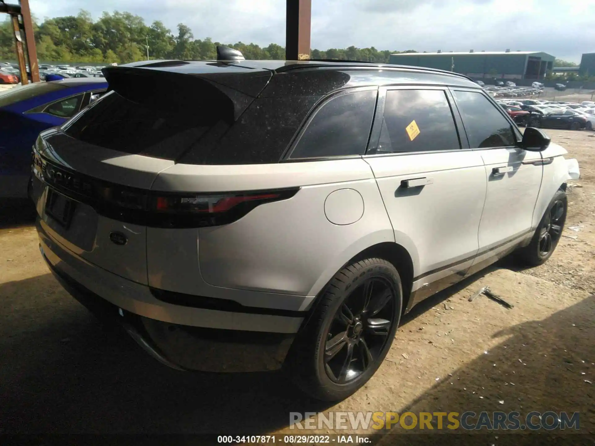 4 Photograph of a damaged car SALYK2EX4LA271780 LAND ROVER RANGE ROVER VELAR 2020